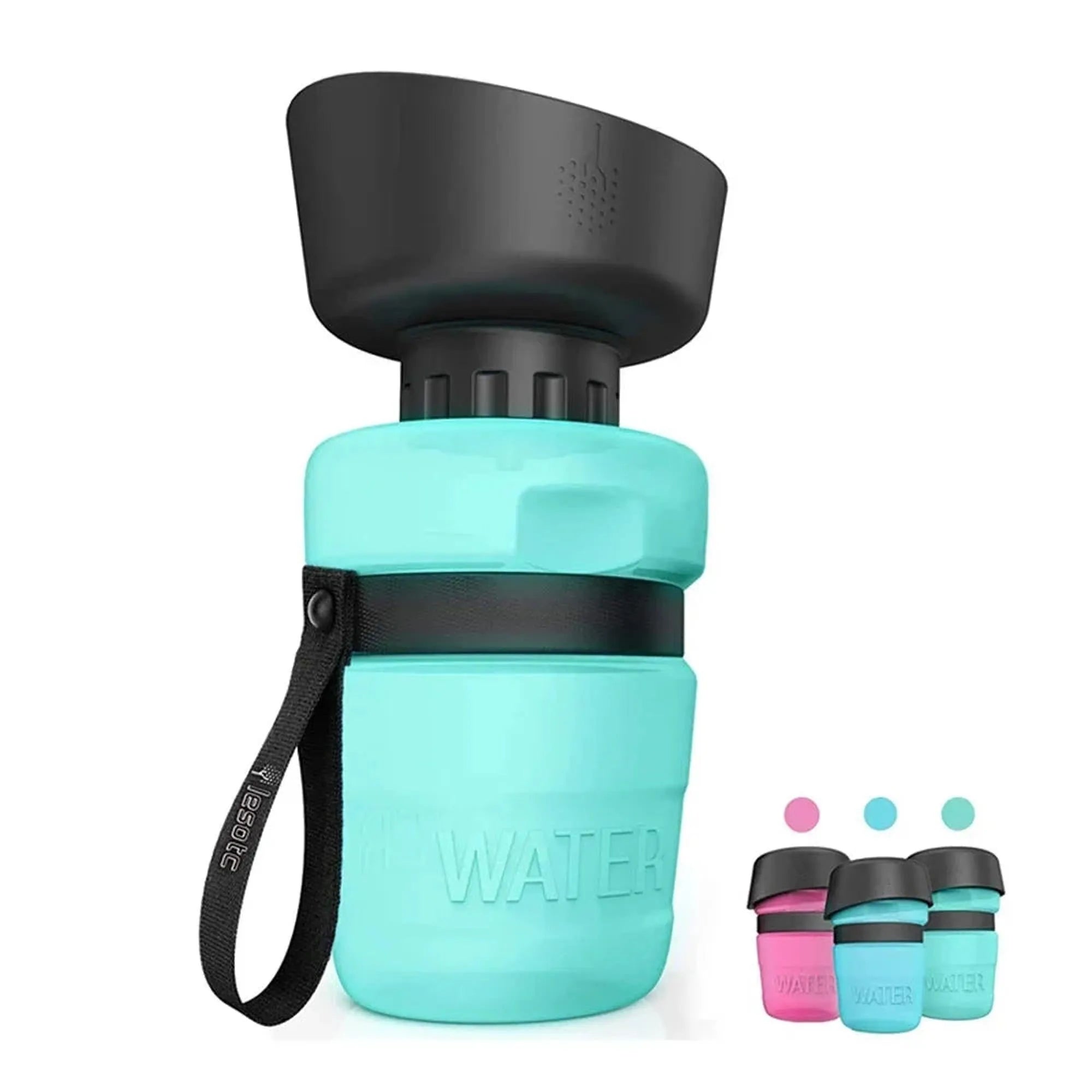 HondH2O Vouwfles | Opvouwbare Honden Drinkfles – Lekvrij, BPA-vrij & Draagbaar voor Wandelen en Reizen