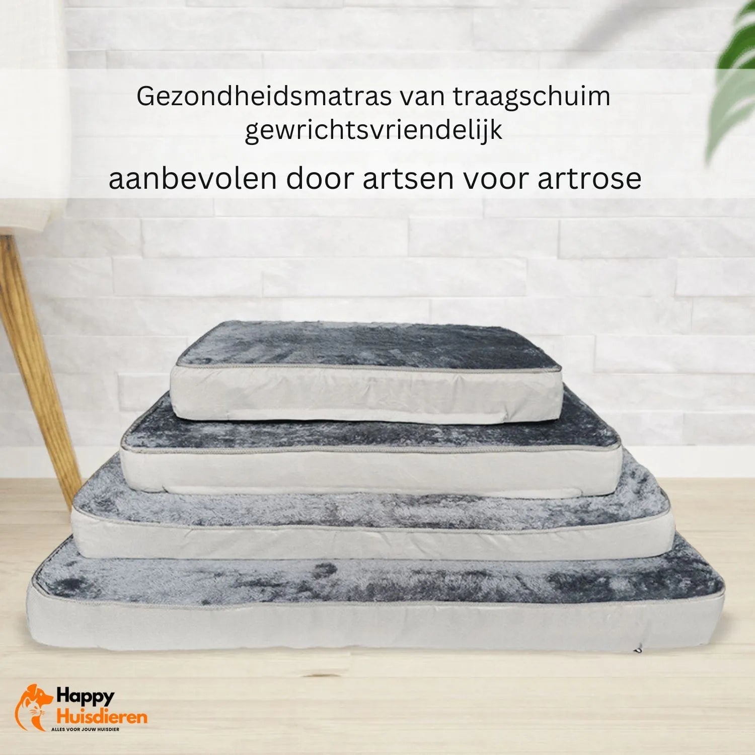 Honden ComfortBed | Orthopedisch kussen met ondersteunend memory foam