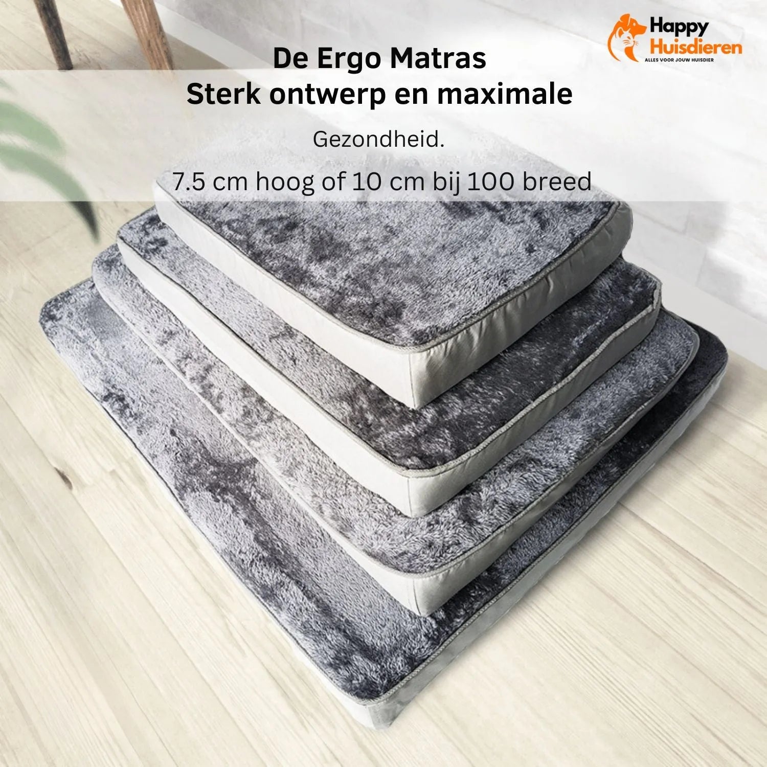 Honden ComfortBed | Orthopedisch kussen met ondersteunend memory foam