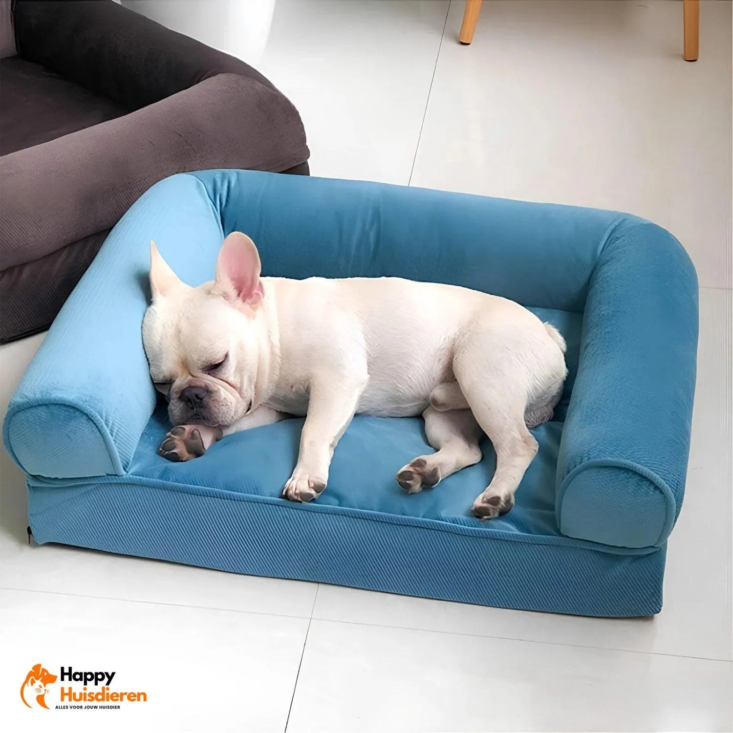 Honden LoungeHoek | Afneembare Vierkante Hondenbank voor Ultiem Comfort