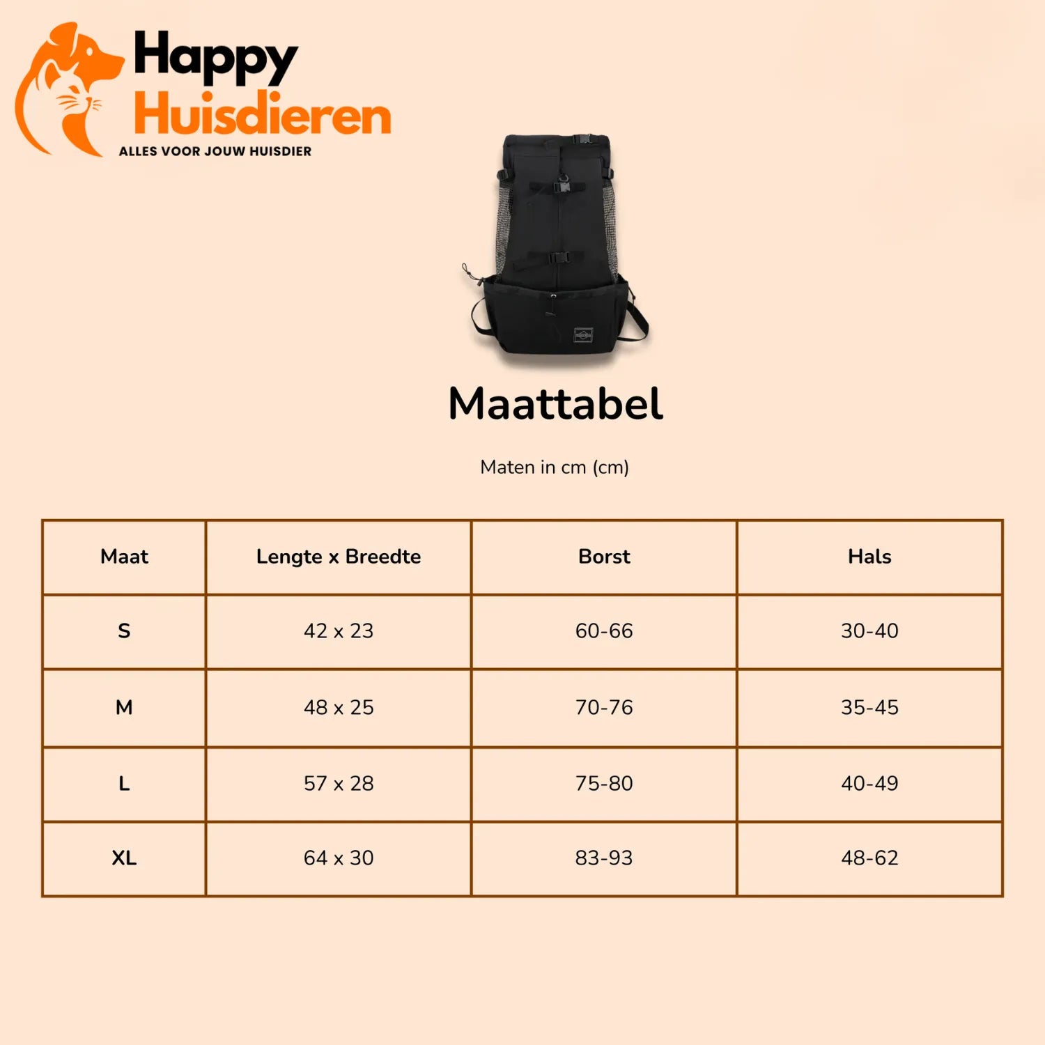 HondenDraagtas Comfort | Ergonomische Rugzak voor Huisdieren