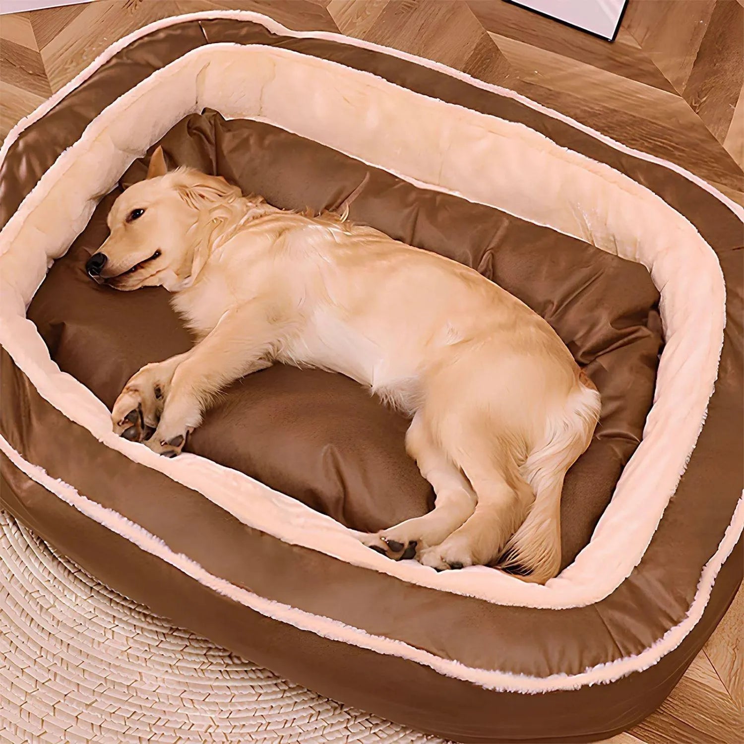 HondenDroom Matras | Groot Warm Orthopedisch Hondenbed voor Diepe Slaap