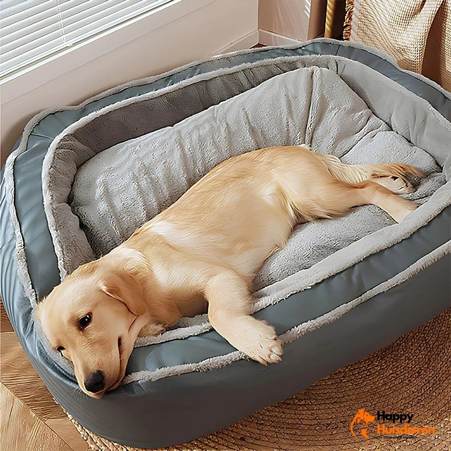 HondenDroom Matras | Groot Warm Orthopedisch Hondenbed voor Diepe Slaap