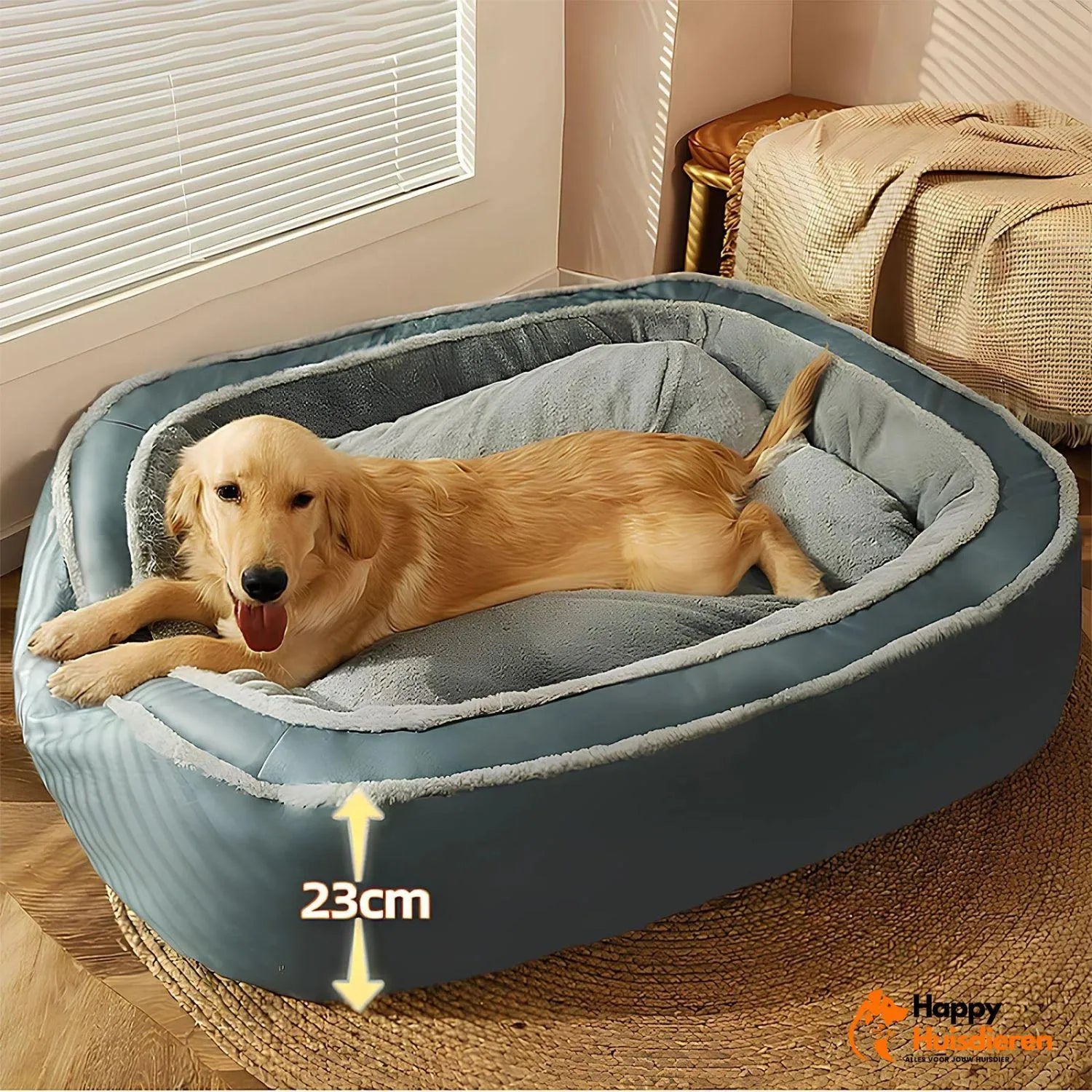 HondenDroom Matras | Groot Warm Orthopedisch Hondenbed voor Diepe Slaap