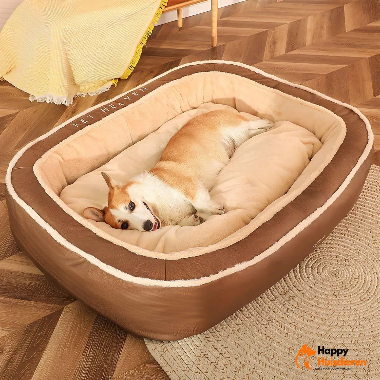 HondenDroom Matras | Groot Warm Orthopedisch Hondenbed voor Diepe Slaap