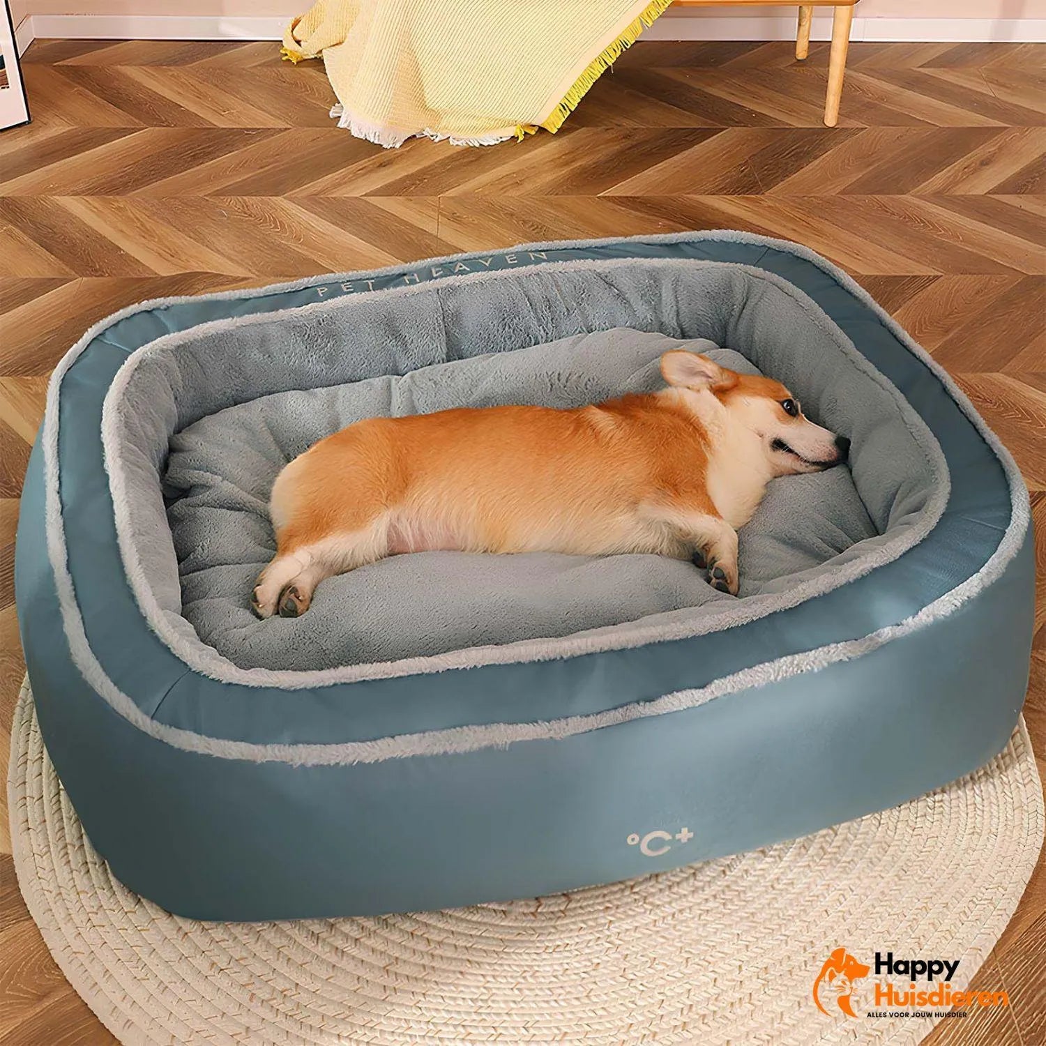 HondenDroom Matras | Groot Warm Orthopedisch Hondenbed voor Diepe Slaap