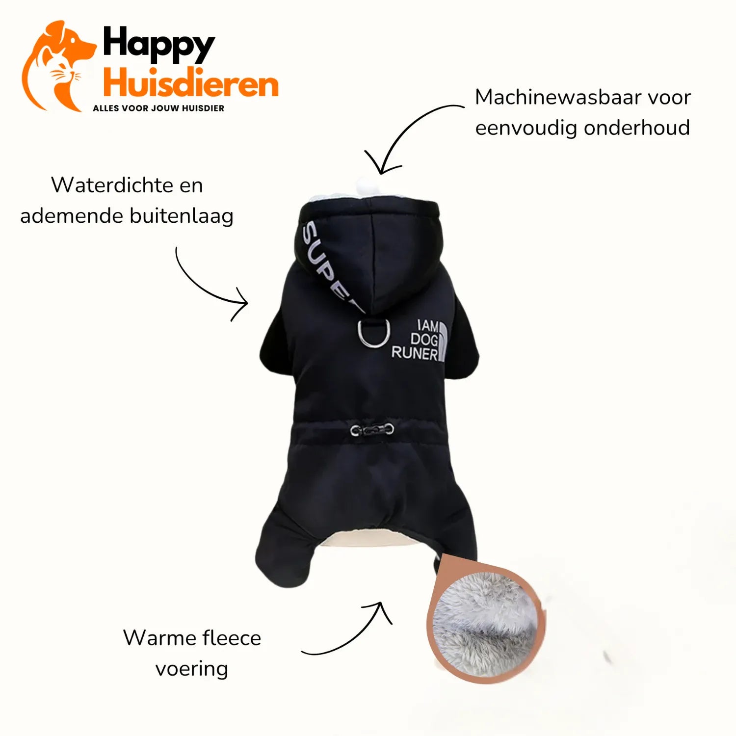 HondenThermoJas | Houdt Uw Huisdier Warm en Droog bij Koud Weer