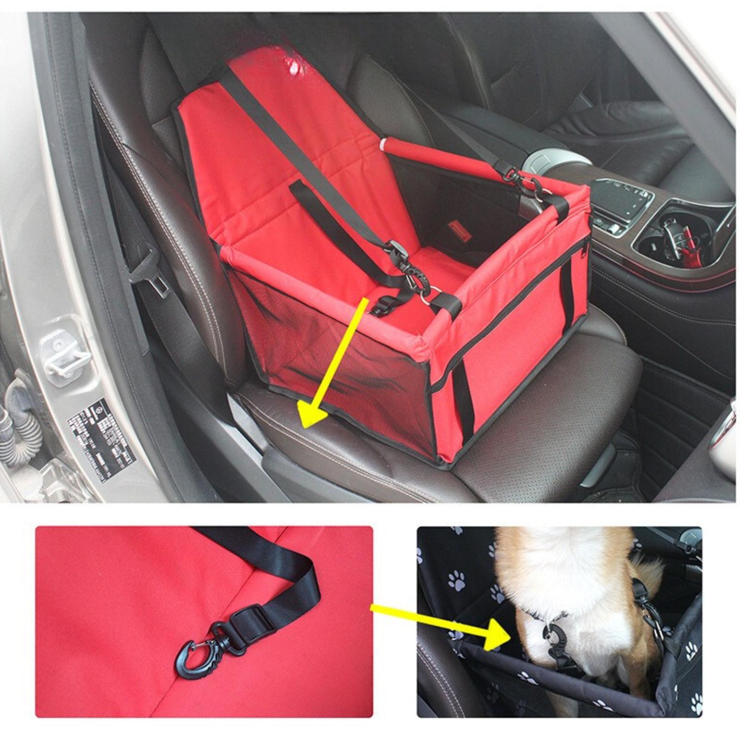 Hondenautostoel | Verhoogd, waterdicht & anti-slip