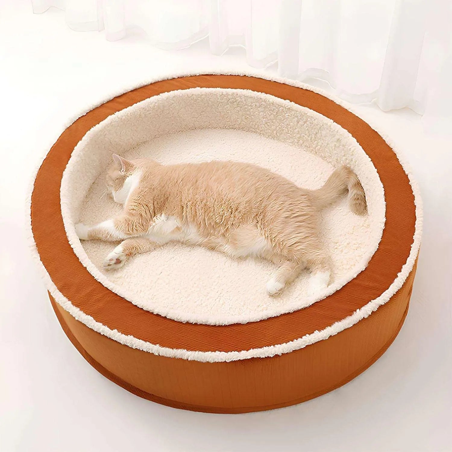 Hondenhemel Nest | Orthopedisch Rond Hondenbed voor Ondersteuning en Warmte