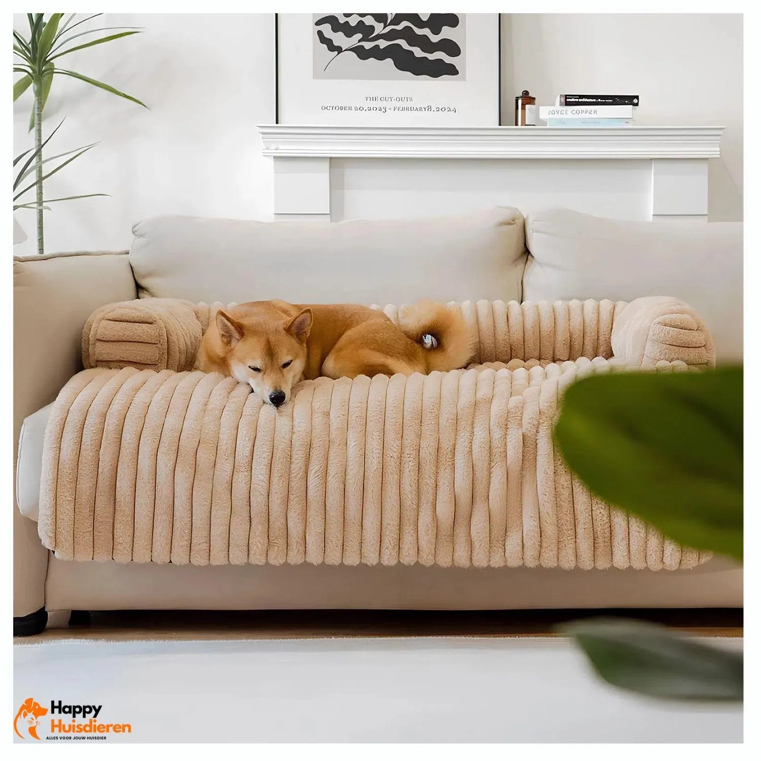 Hondenknuffel Plaid | Fluweelzachte Sofa Bescherming en Comfort