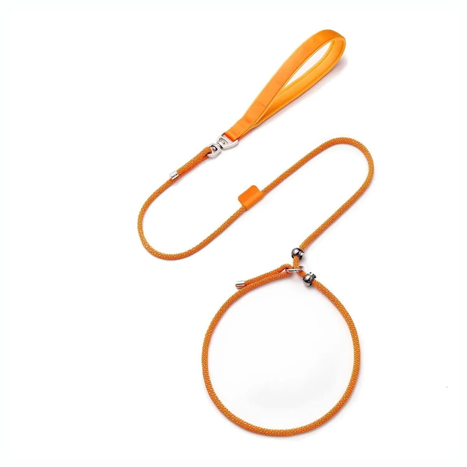 Hondenriem Zonder Trekken | Duurzame Slipkraag met Gevoerde Handgreep