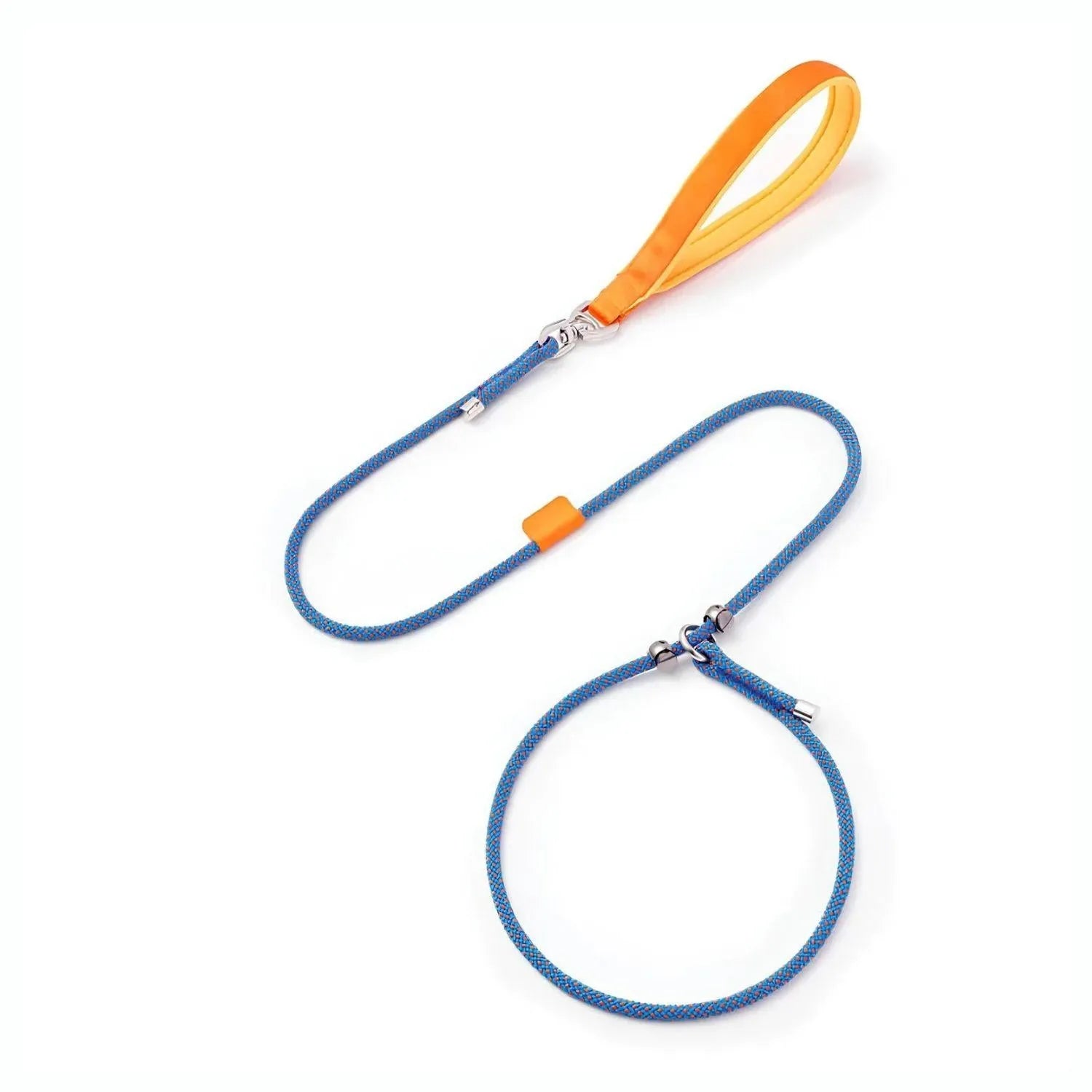 Hondenriem Zonder Trekken | Duurzame Slipkraag met Gevoerde Handgreep