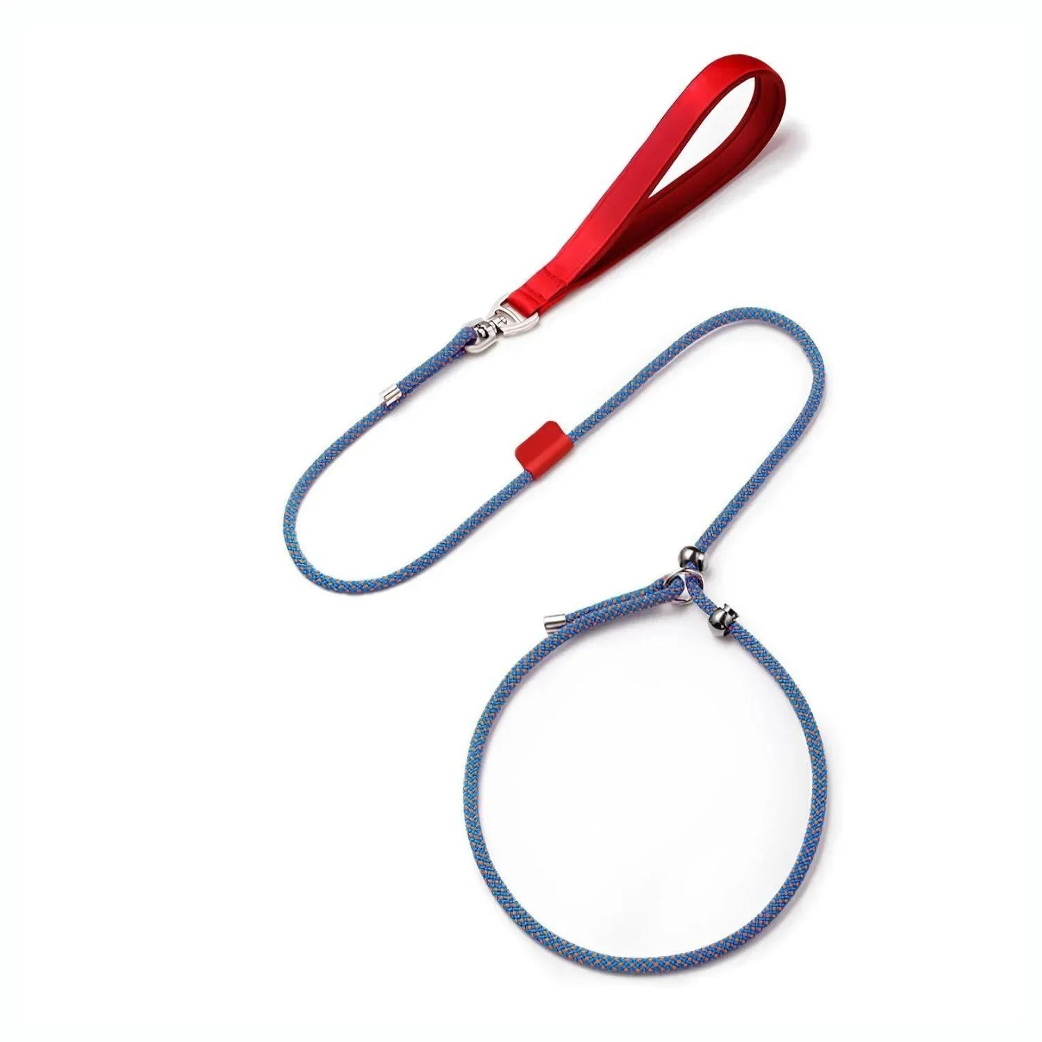 Hondenriem Zonder Trekken | Duurzame Slipkraag met Gevoerde Handgreep