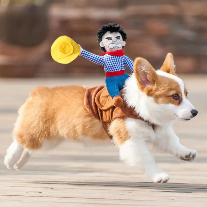 YeePaw RodeoSuit | Cowboy kostuum voor honden – grappig & feestklaar