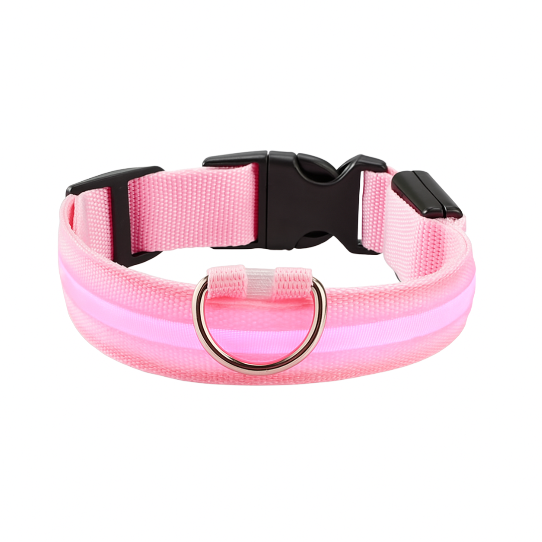 GlowGuard | LED hondenhalsband voor veilige avondwandelingen
