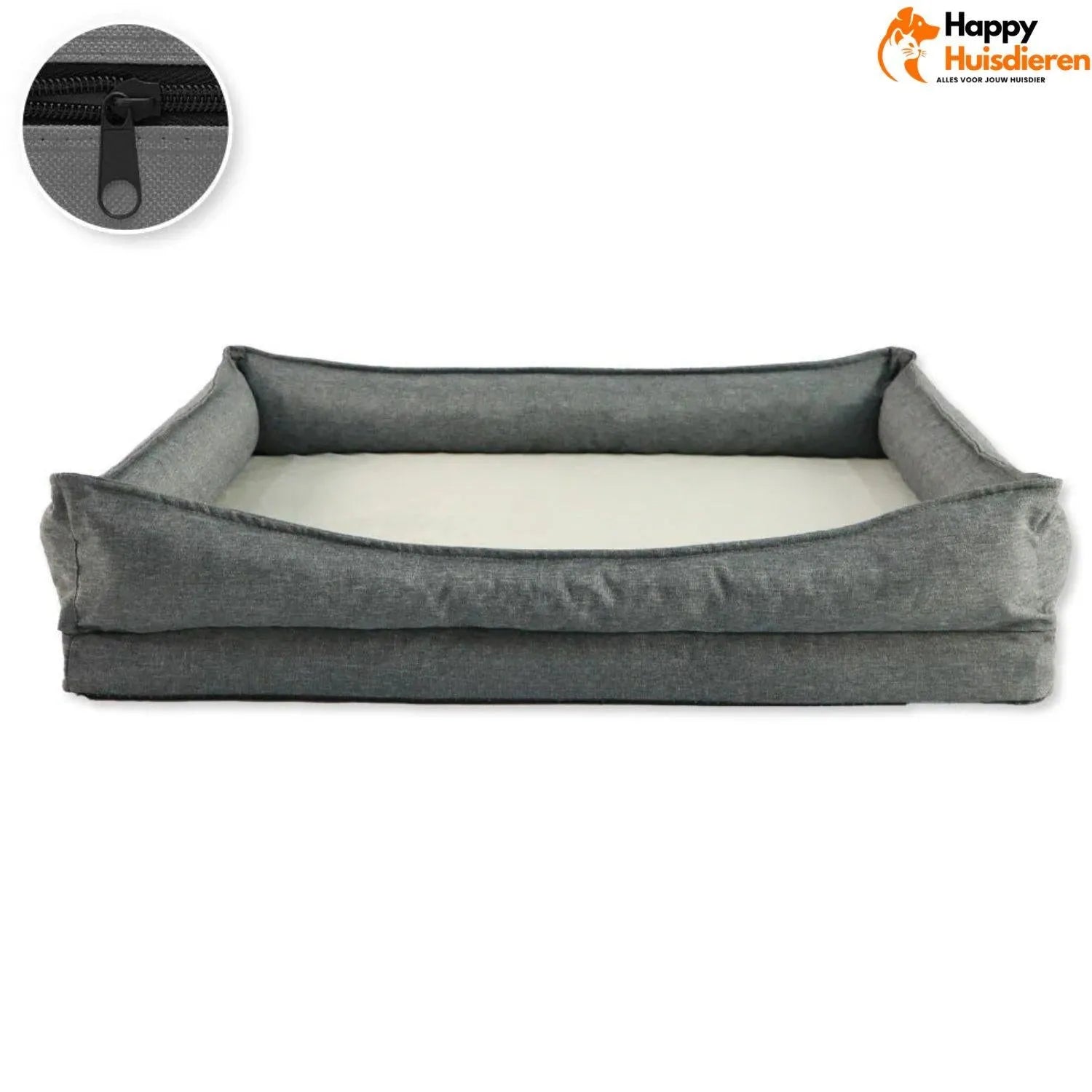 JointCloud | Orthopedische hondenmand met traagschuim & rand