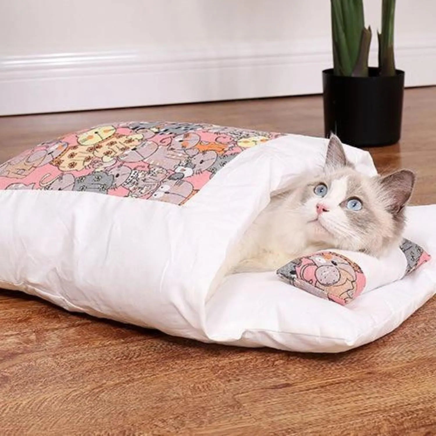 Katten Droomnest | Zachte slaapzak voor knusse rust en warmte