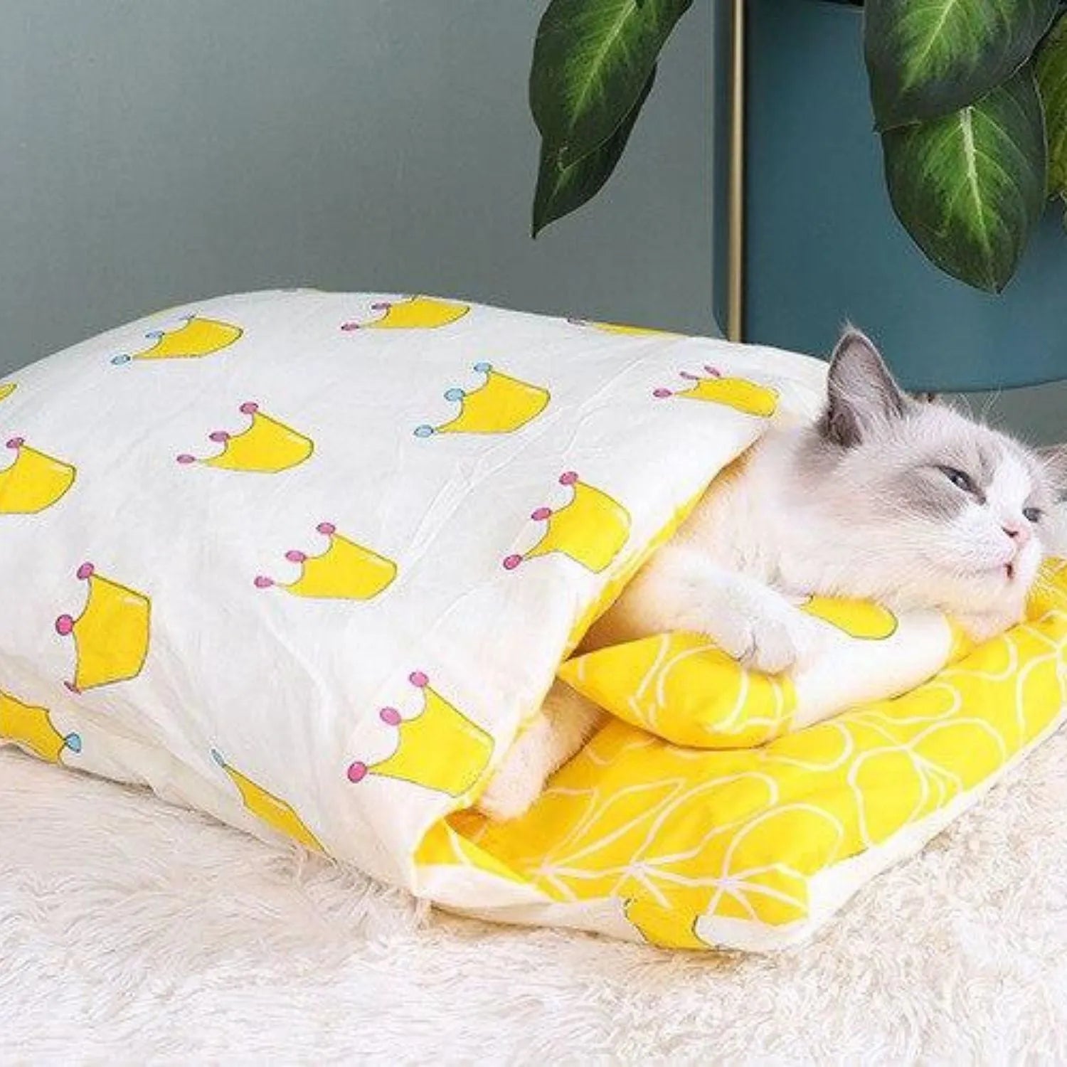 Katten Droomnest | Zachte slaapzak voor knusse rust en warmte