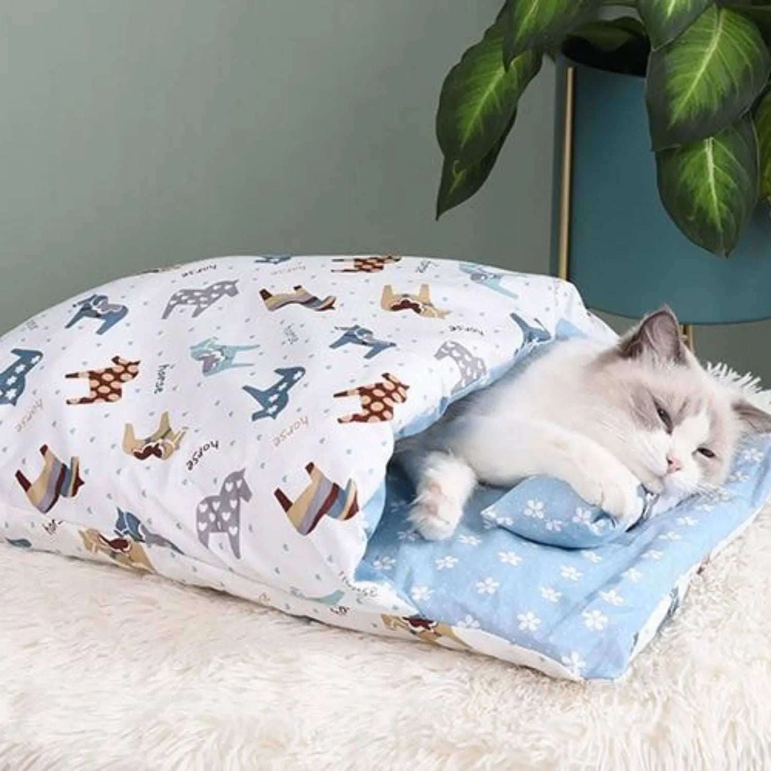 Katten Droomnest | Zachte slaapzak voor knusse rust en warmte