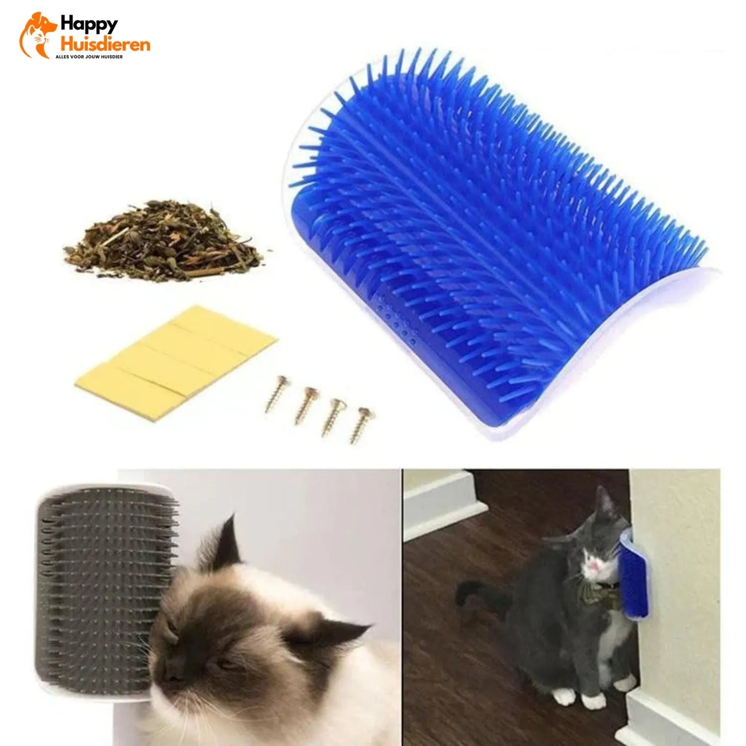 Katten Verwenhoek | Zelfborstel voor speelse verzorging en ontspanning