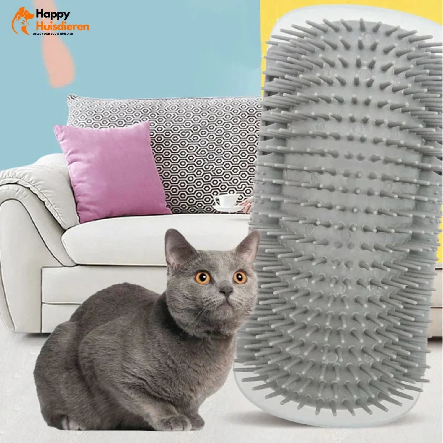 Katten Verwenhoek | Zelfborstel voor speelse verzorging en ontspanning