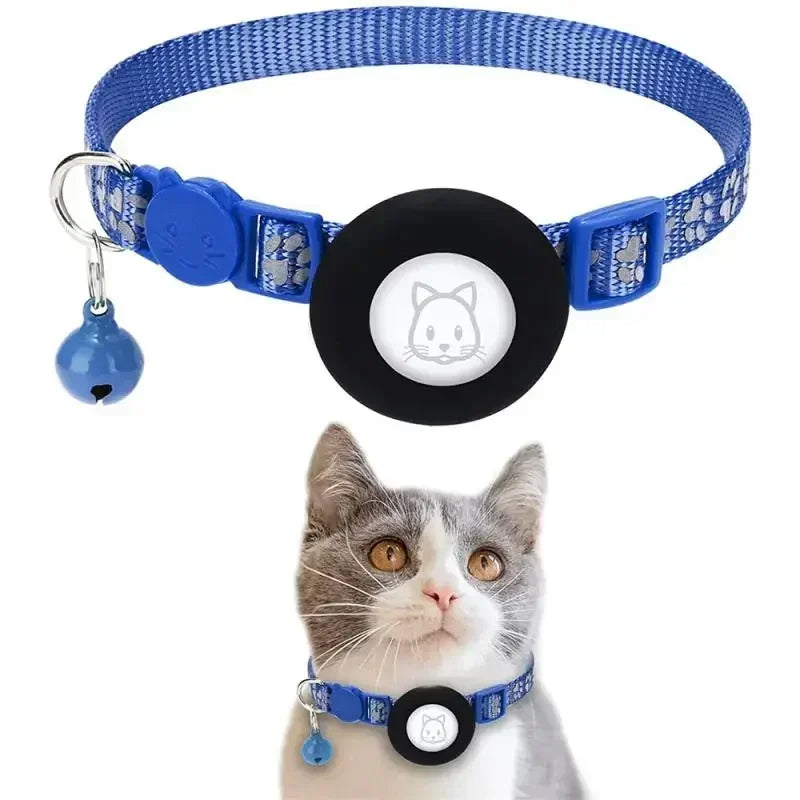 Felix | Kattenhalsband met AirTag-houder voor veiligheid en zichtbaarheid