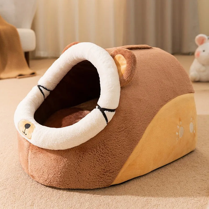 Kattenhuisje SnugCave | Semi-gesloten bed warm & wasbaar