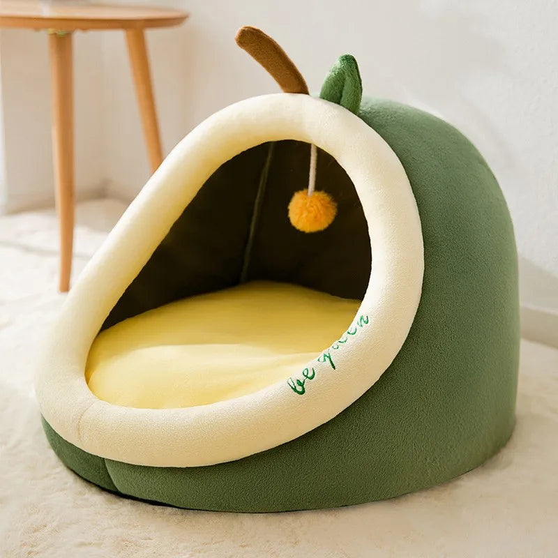 Kattenhuisje SnugCave | Semi-gesloten bed warm & wasbaar