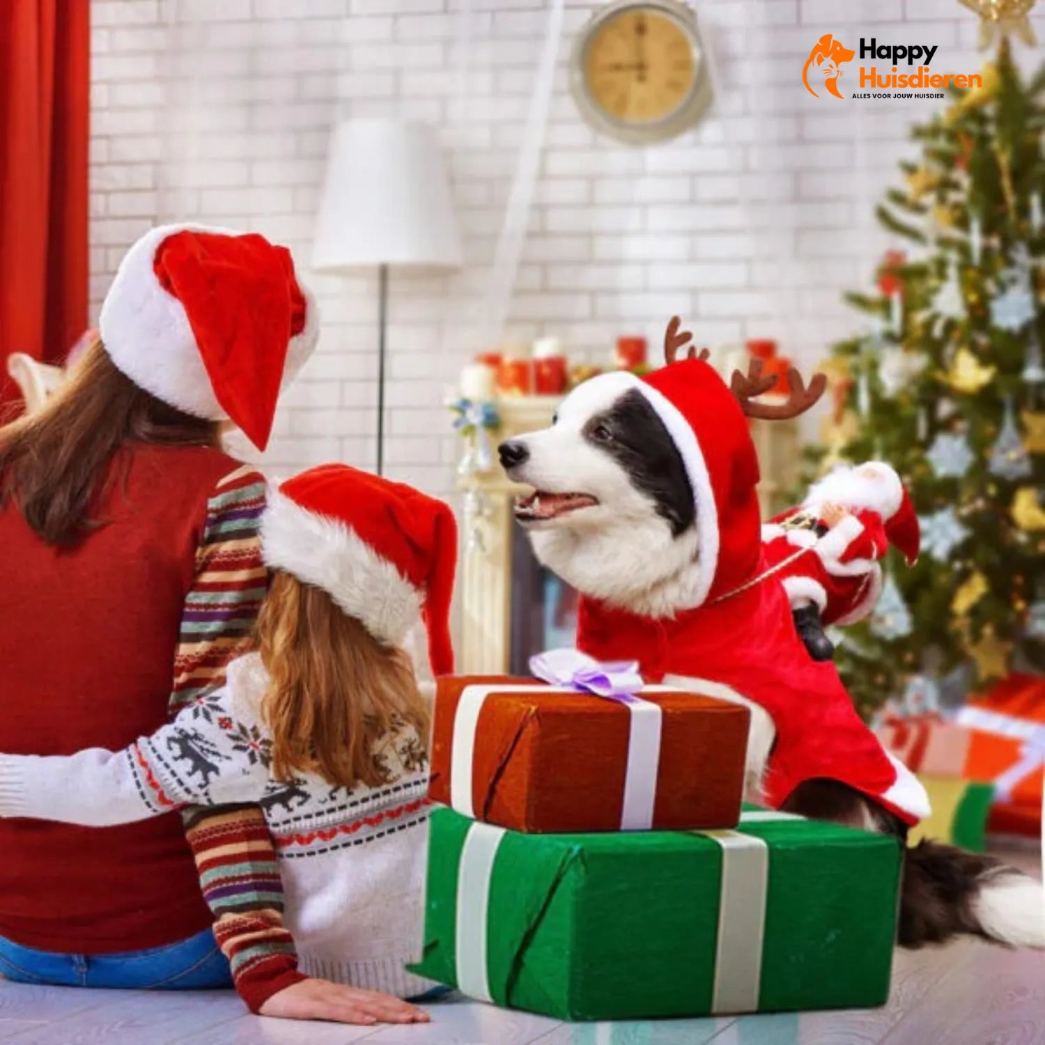Kerst Puppy Plezier | Speelgoed voor Honden met Feestelijke Winterthema