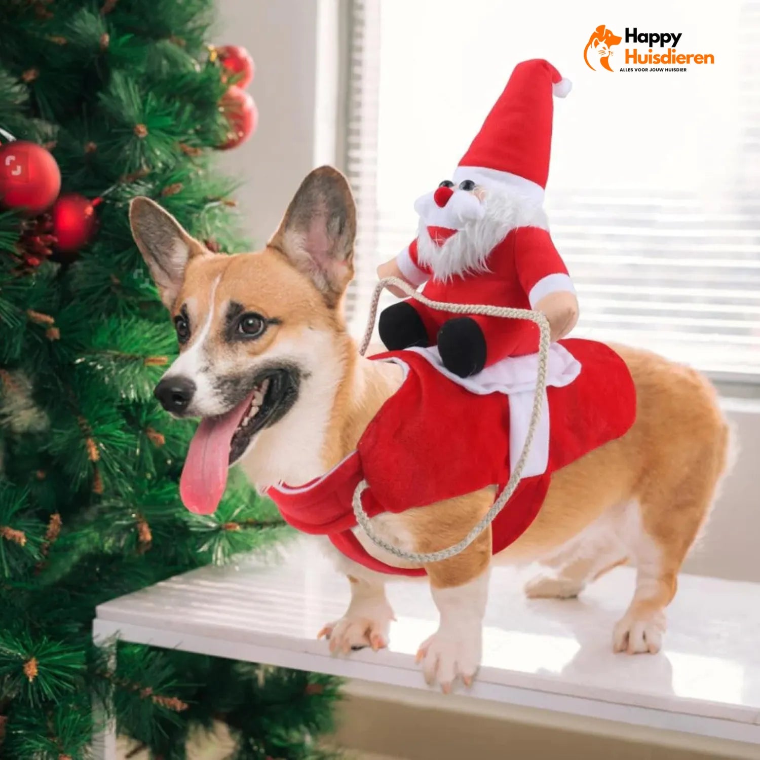 Kerst Puppy Plezier | Speelgoed voor Honden met Feestelijke Winterthema