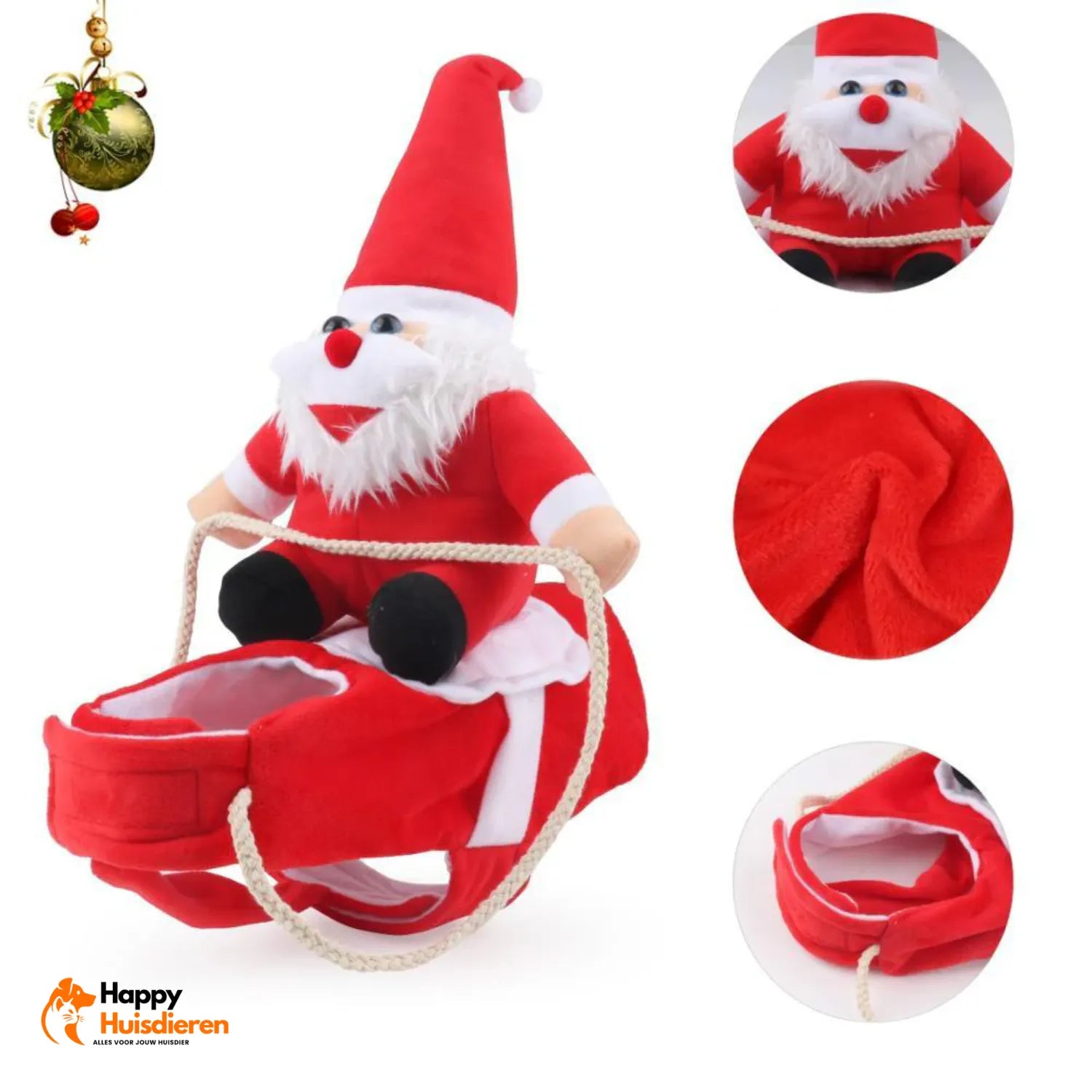 Kerst Puppy Plezier | Speelgoed voor Honden met Feestelijke Winterthema