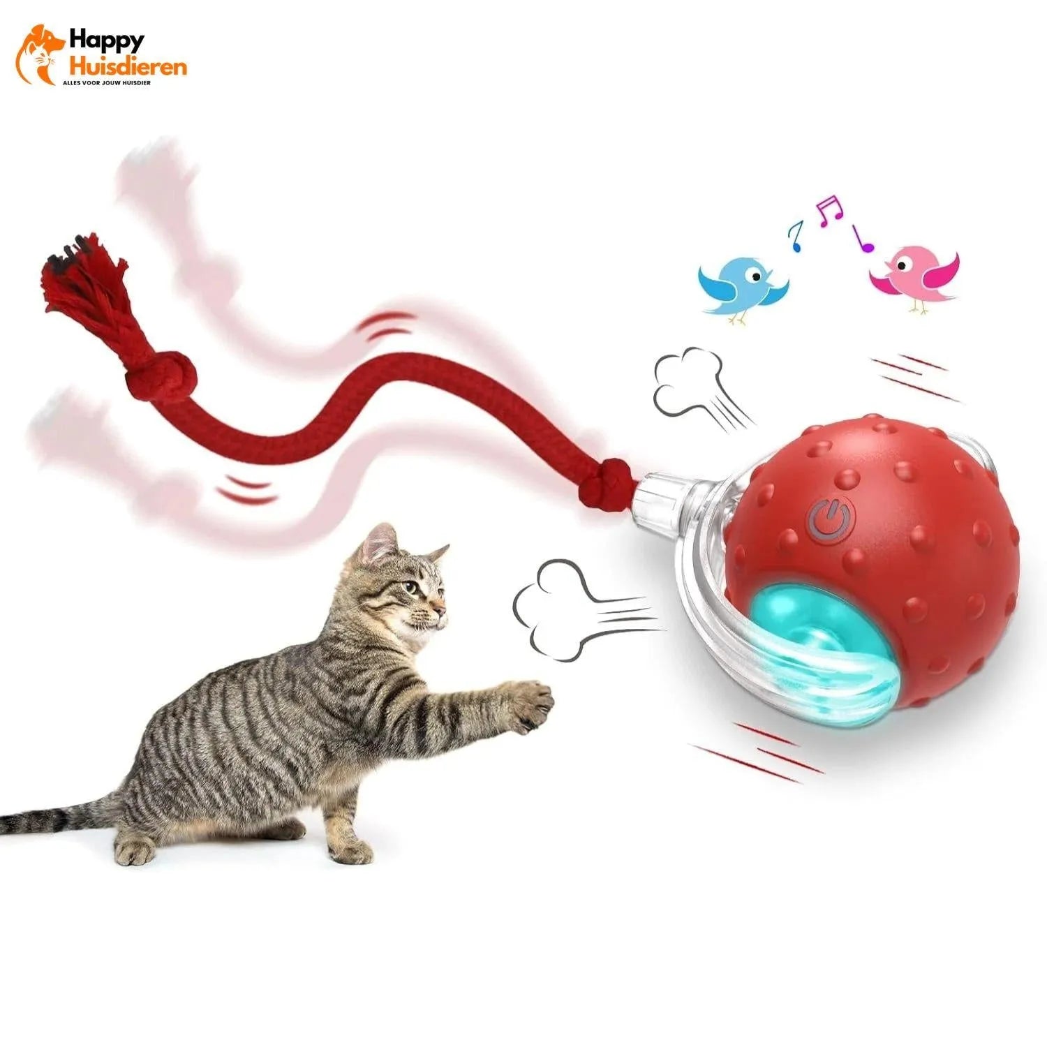 KittyChaser | Slimme speelbal voor katten – actief & interactief speelplezier