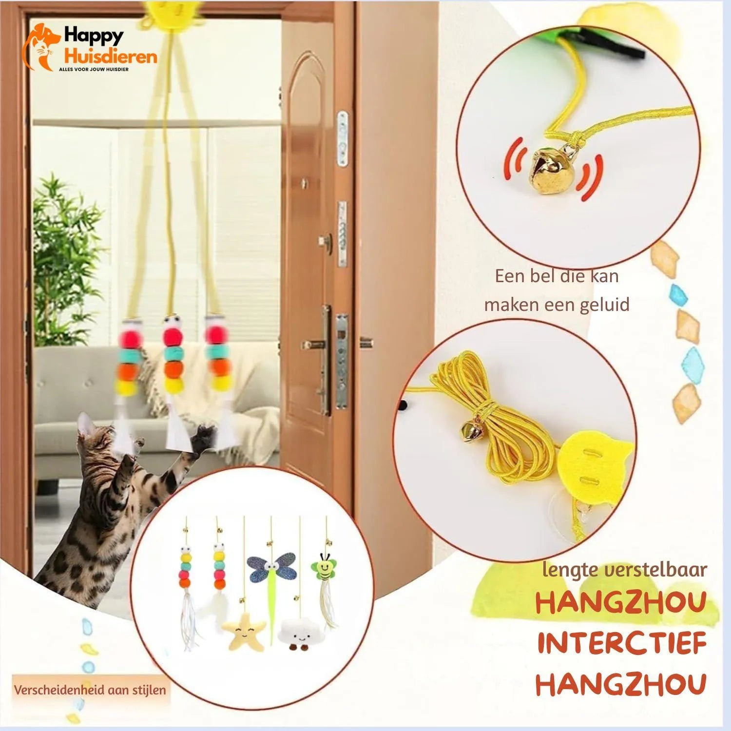 KittyFlex | Interactief Kattenspeelgoed tegen Verveling & voor Mentale Stimulatie