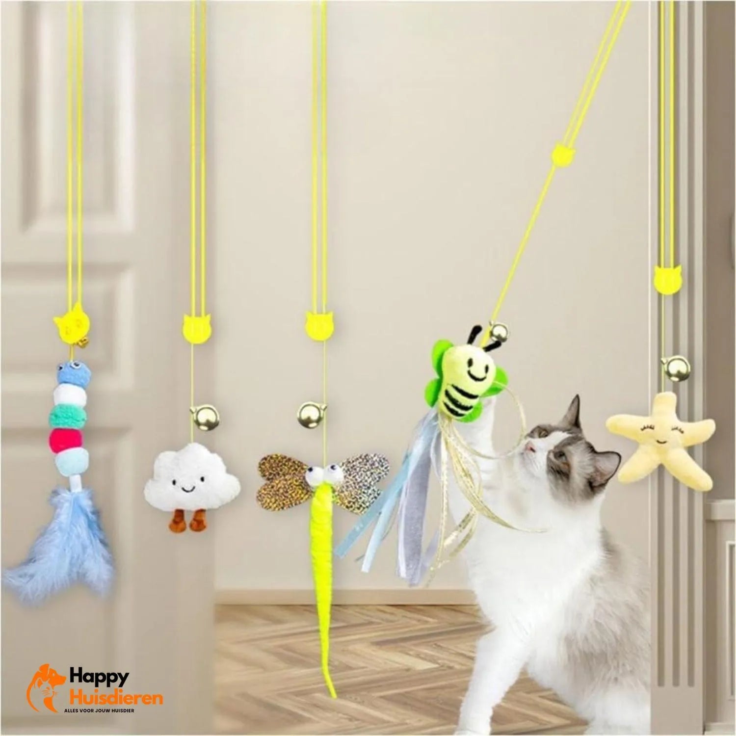 KittyFlex | Interactief Kattenspeelgoed tegen Verveling & voor Mentale Stimulatie