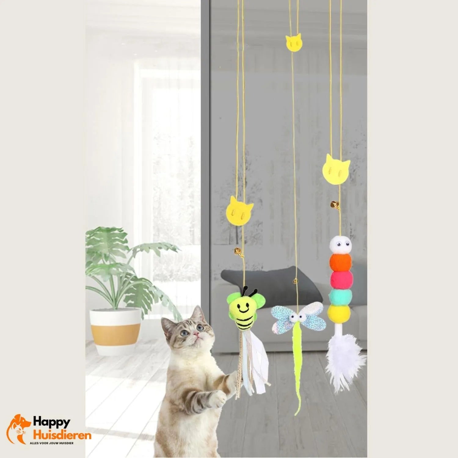 KittyFlex | Interactief Kattenspeelgoed tegen Verveling & voor Mentale Stimulatie