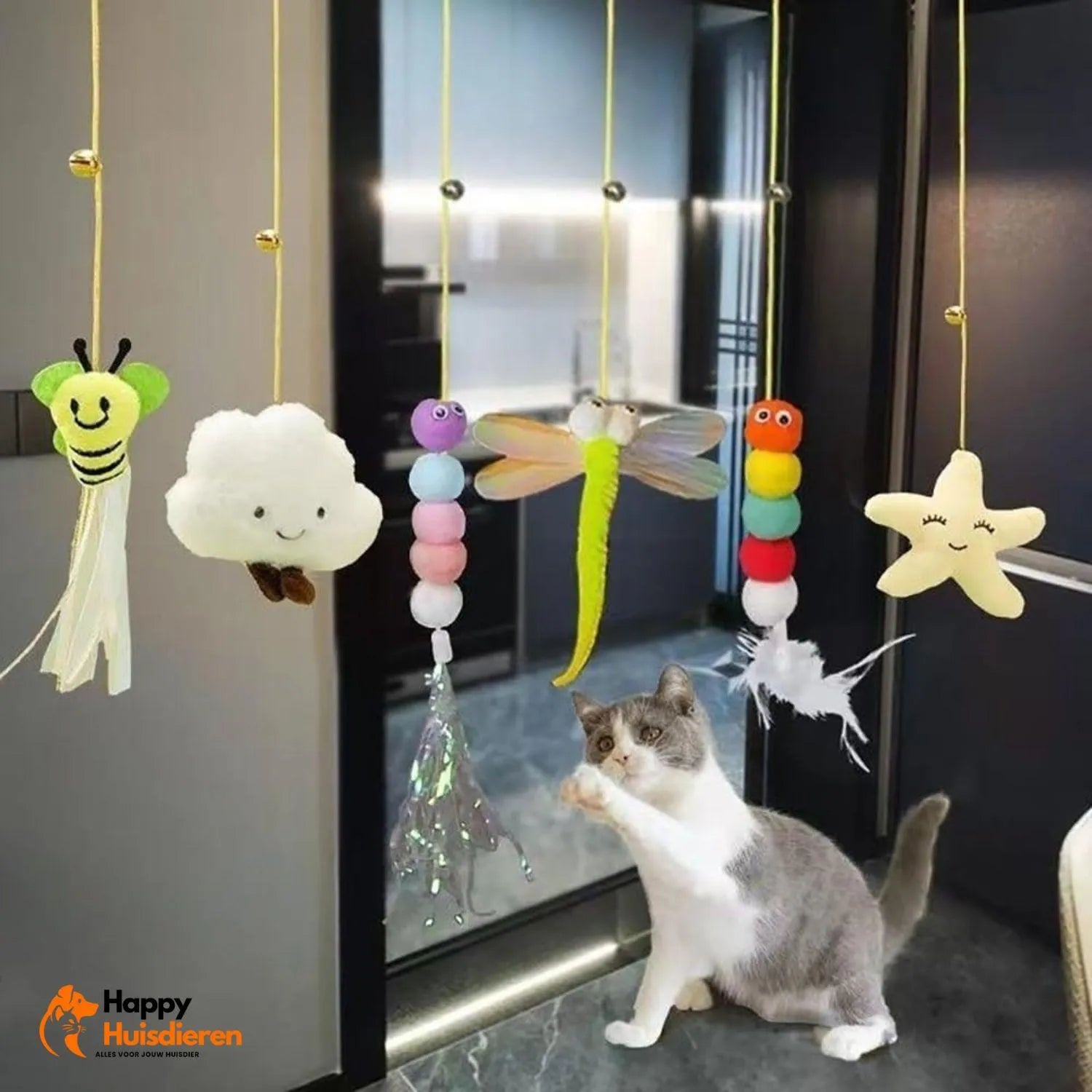KittyFlex | Interactief Kattenspeelgoed tegen Verveling & voor Mentale Stimulatie