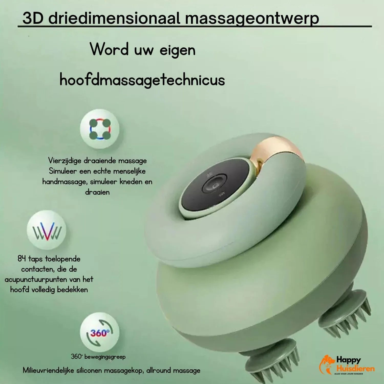 KittyKalm | Draadloze kattenmassager – ontspanning & stressverlichting voor huisdieren