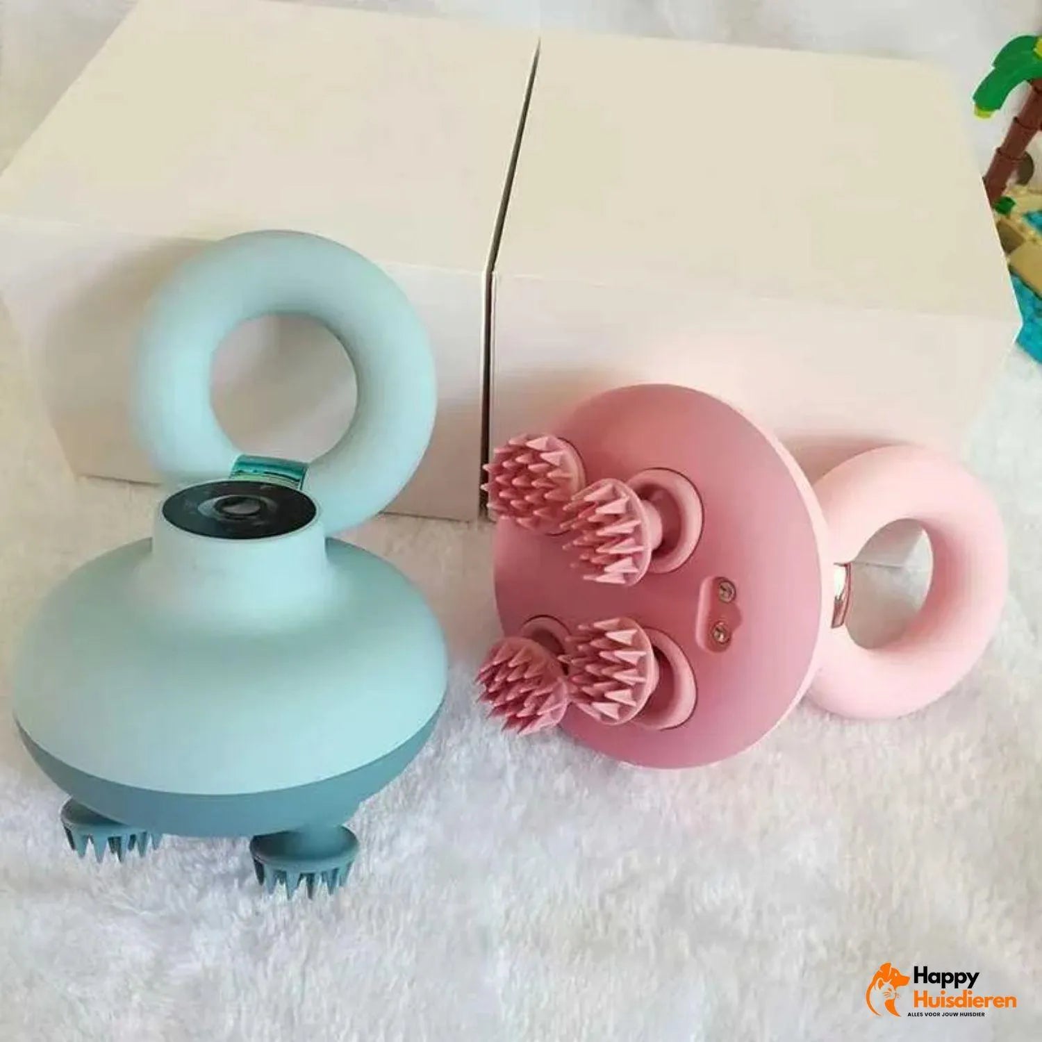 KittyKalm | Draadloze kattenmassager – ontspanning & stressverlichting voor huisdieren