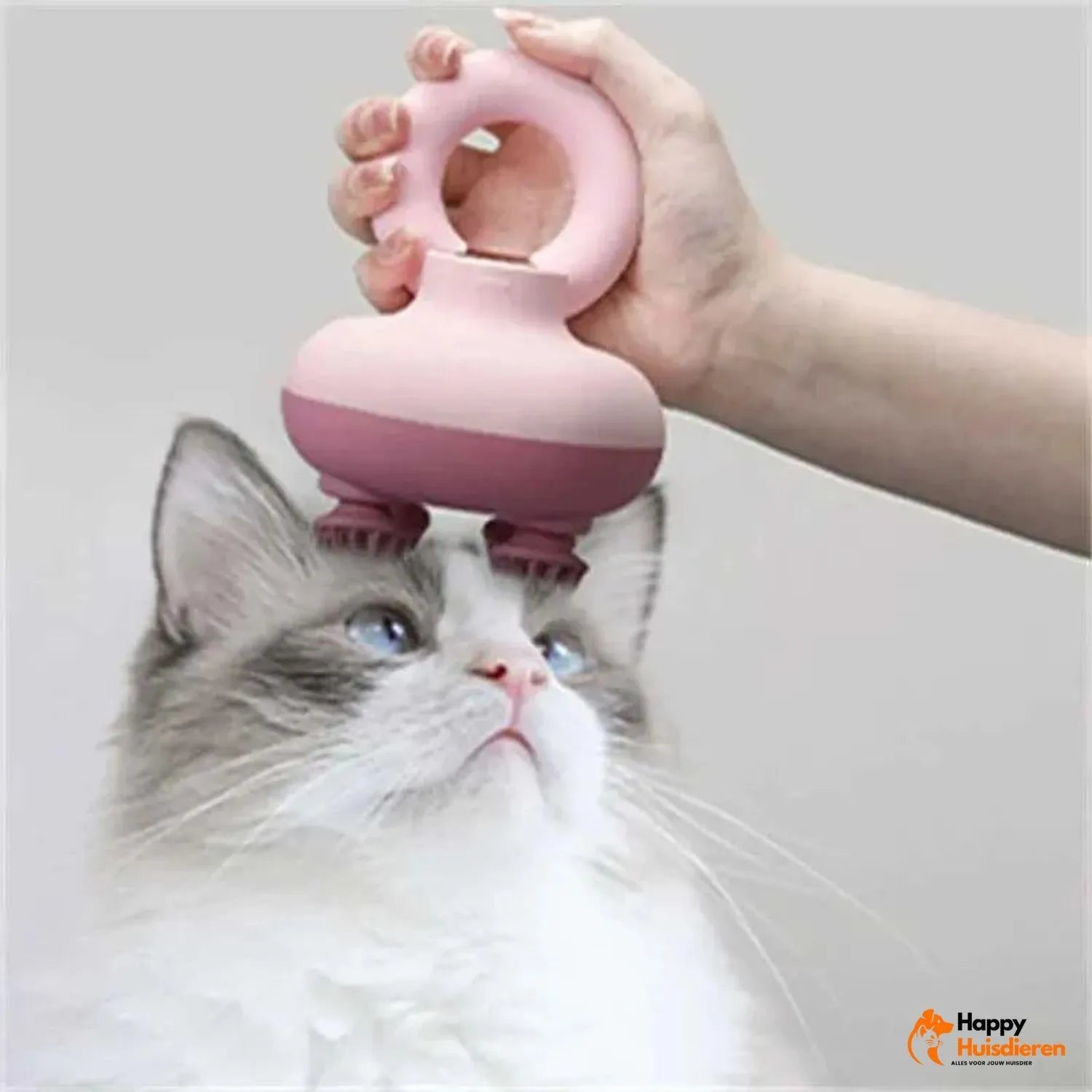 KittyKalm | Draadloze kattenmassager – ontspanning & stressverlichting voor huisdieren