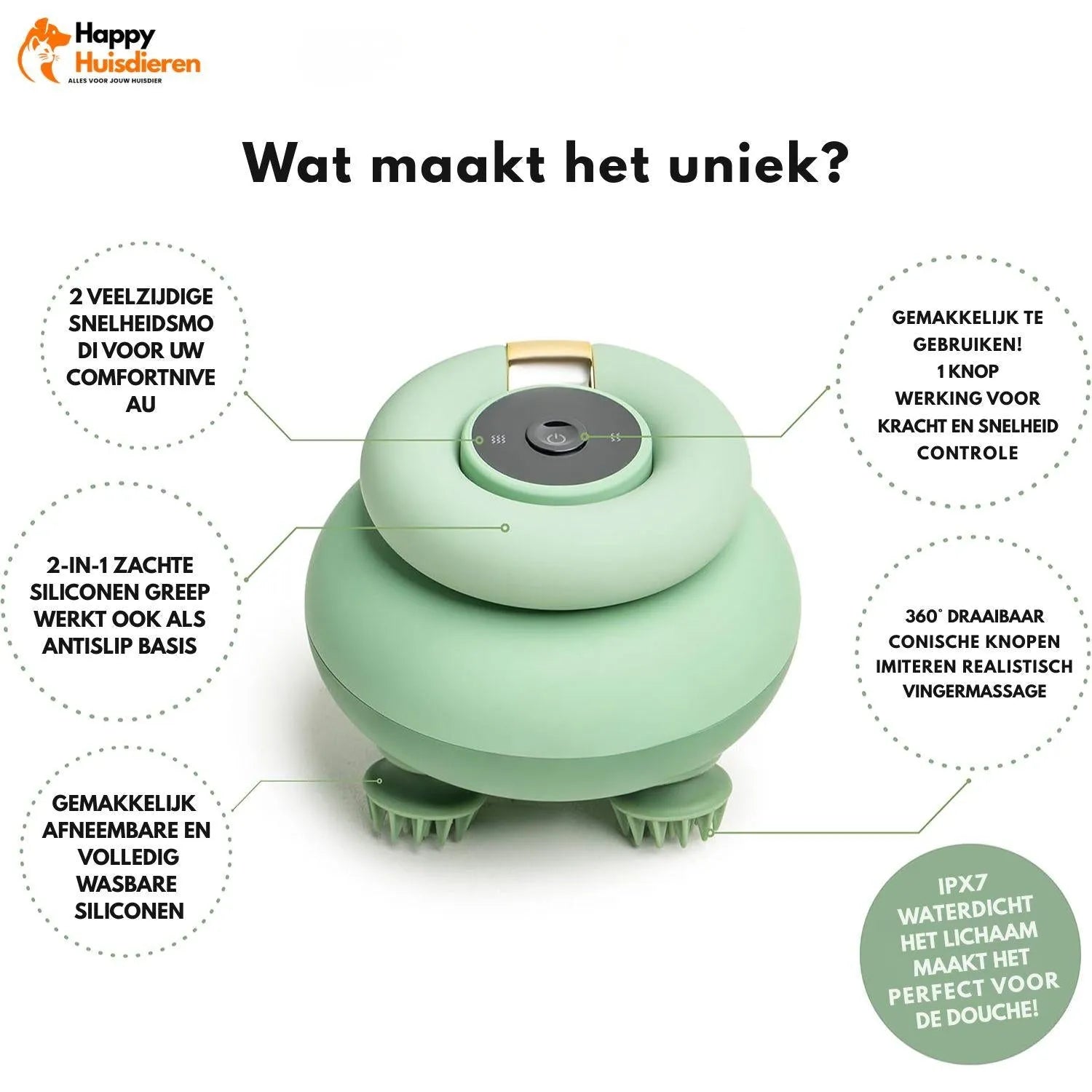 KittyKalm | Draadloze kattenmassager – ontspanning & stressverlichting voor huisdieren