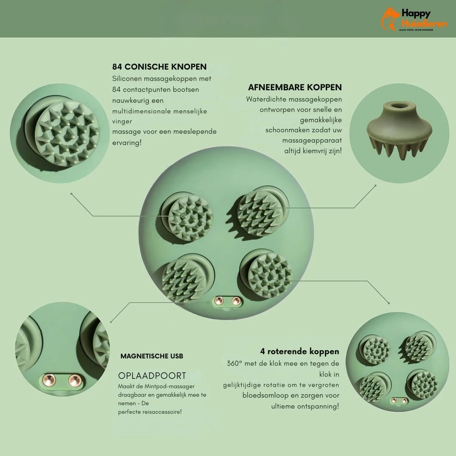 KittyKalm | Draadloze kattenmassager – ontspanning & stressverlichting voor huisdieren