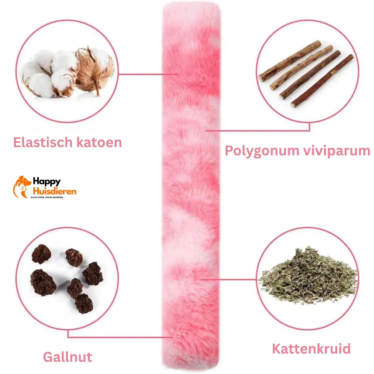 KnuffelKat Krul | Verrijkend Speeltje Met Kattenkruid