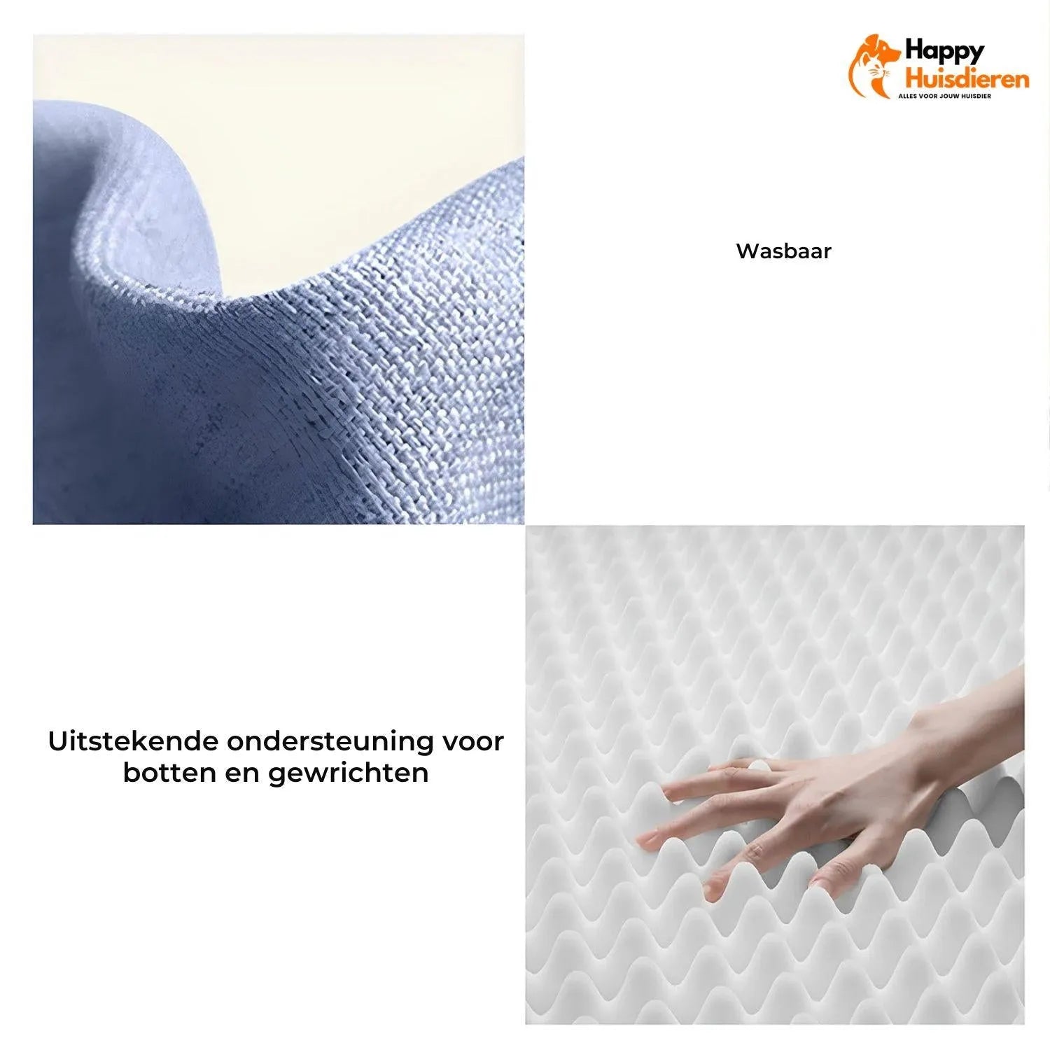 KnuffelNest Sofa | Comfortabel Orthopedisch Honden- en Kattenbed voor Ultiem Ondersteuning