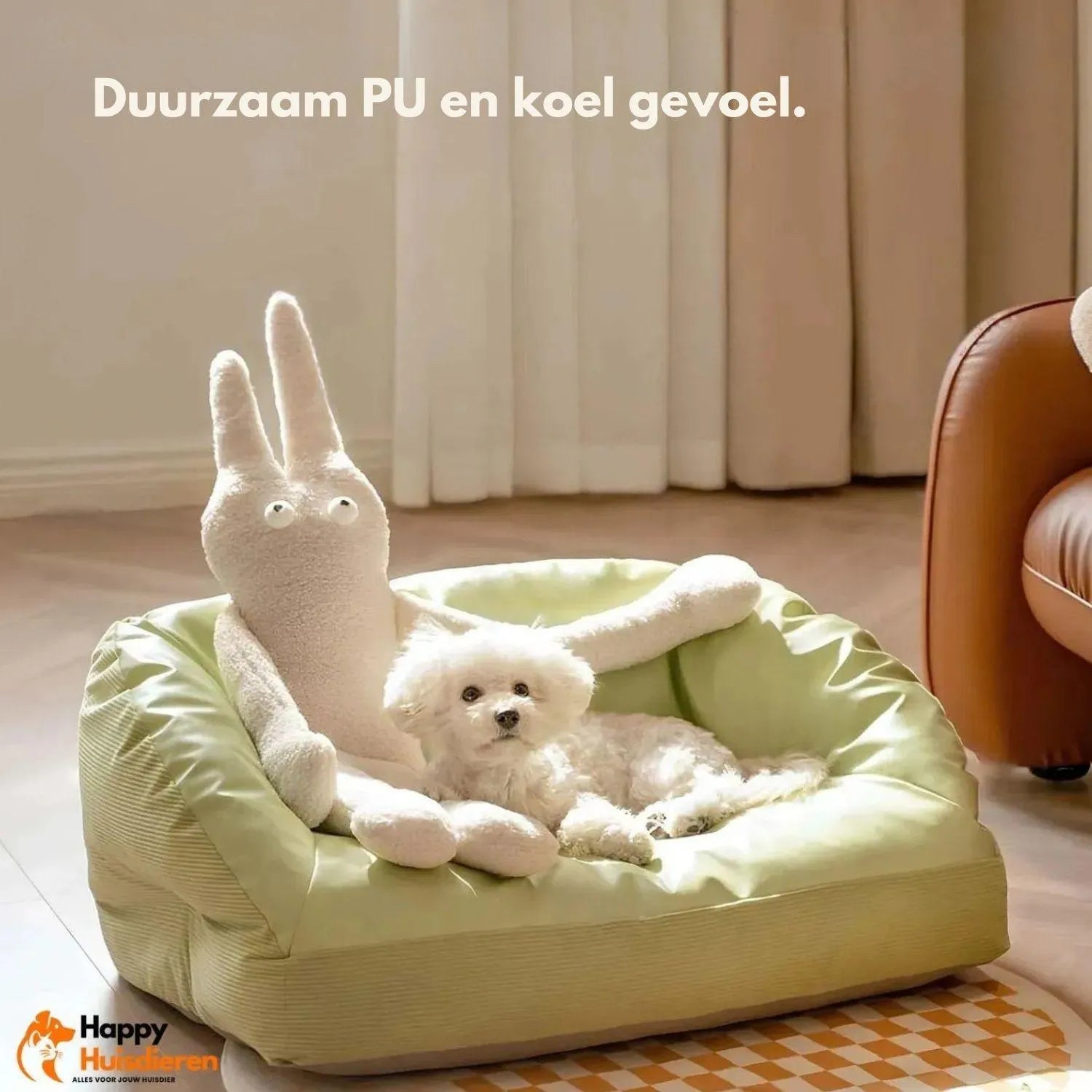 Koele Lederen Dierenbank | Comfortabele Sofa voor Honden en Katten