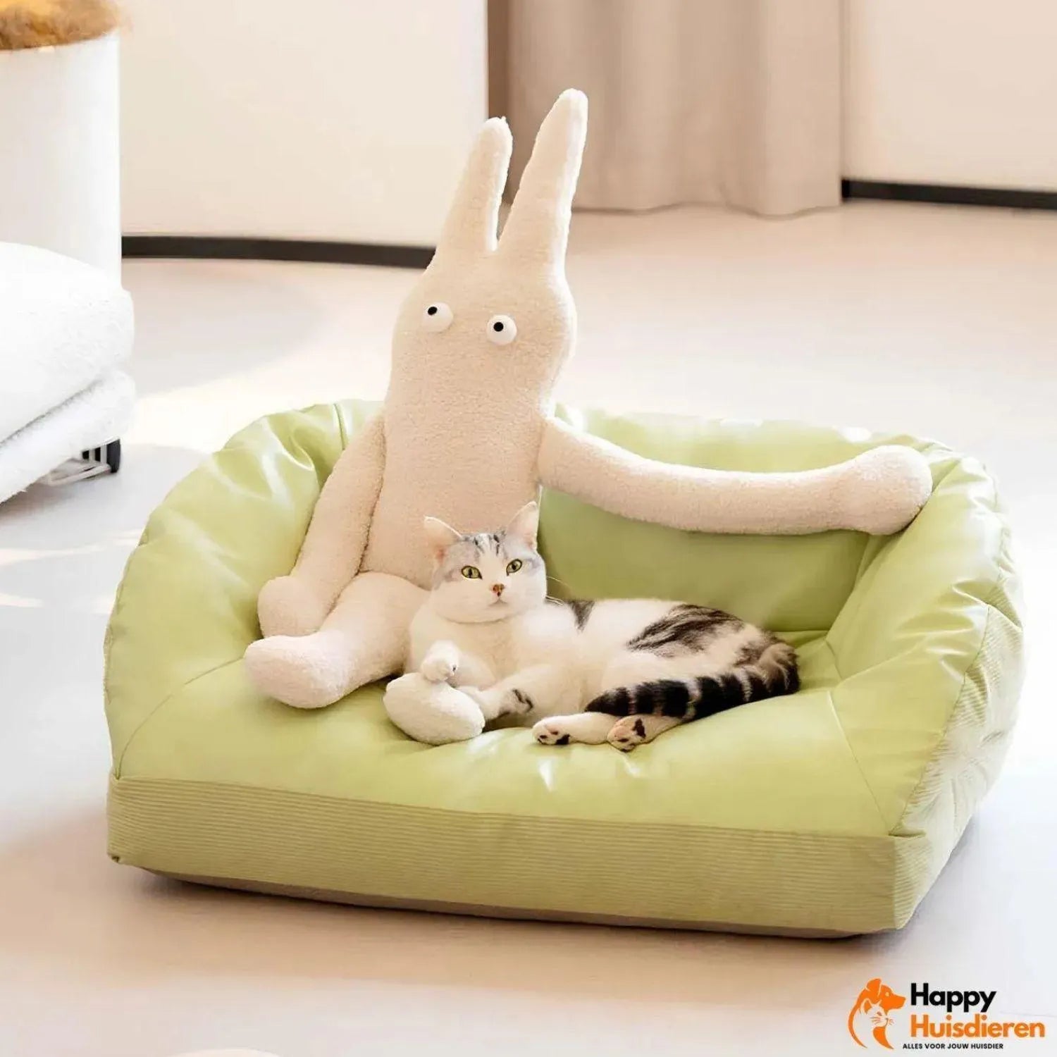 Koele Lederen Dierenbank | Comfortabele Sofa voor Honden en Katten