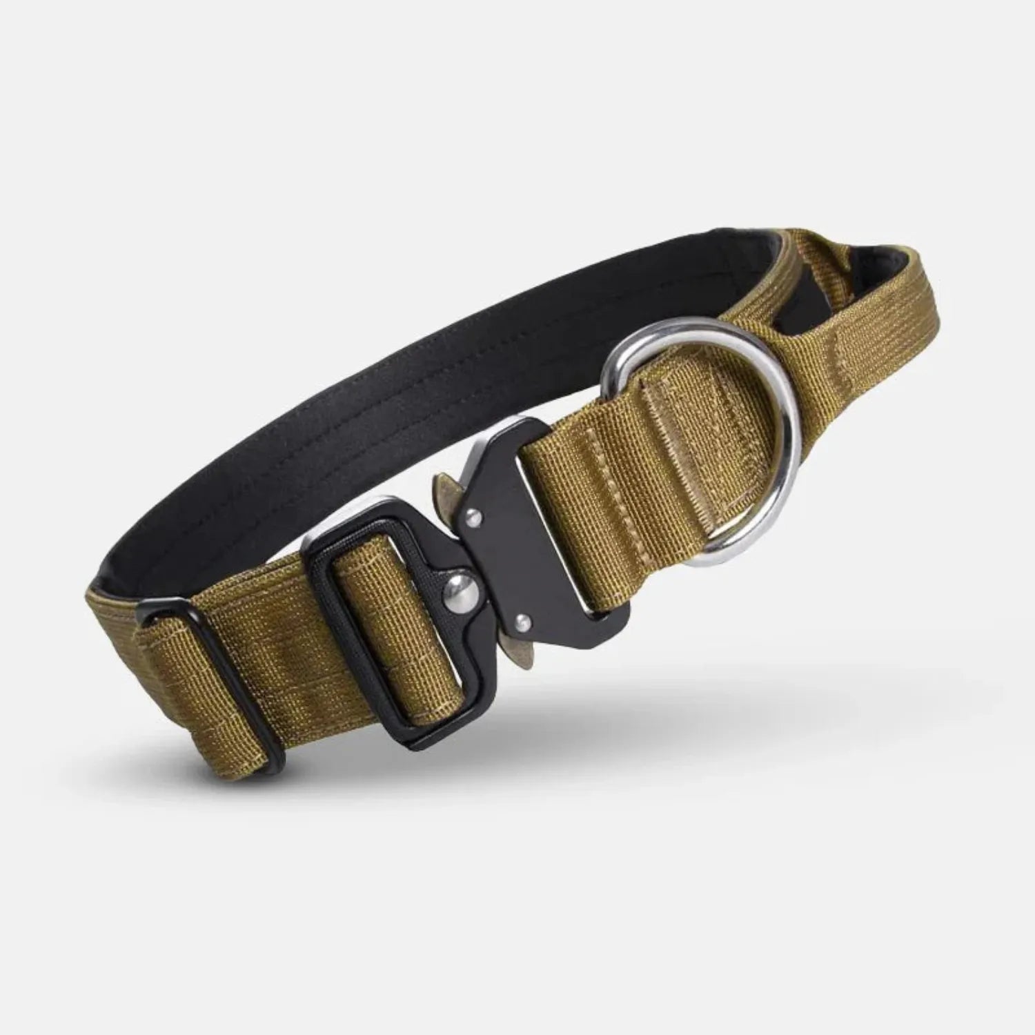 KrachtHalsband | Stevige Tactische Hondenhalsband met Handvat