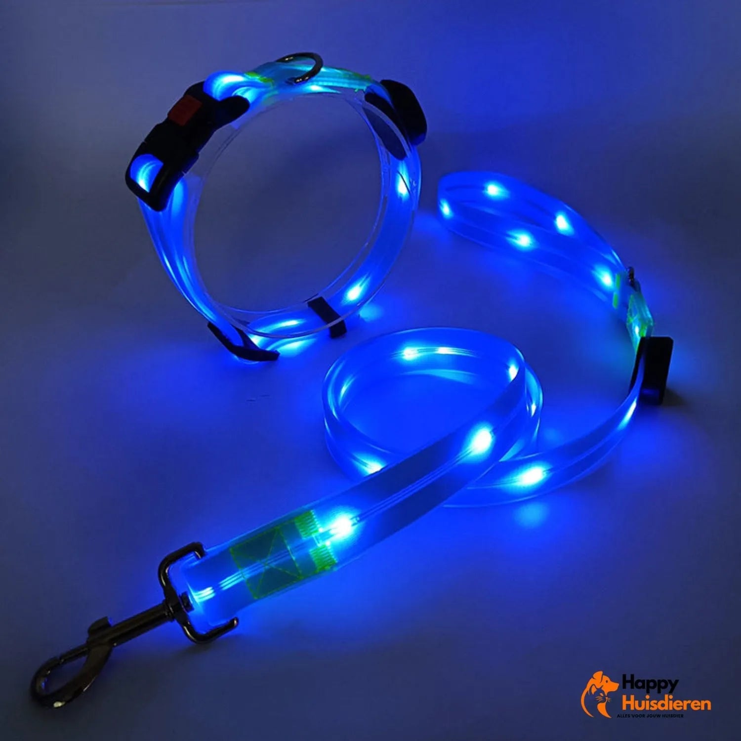 LED Hondenband | Verlichte riem voor zichtbaarheid en veiligheid in het donker