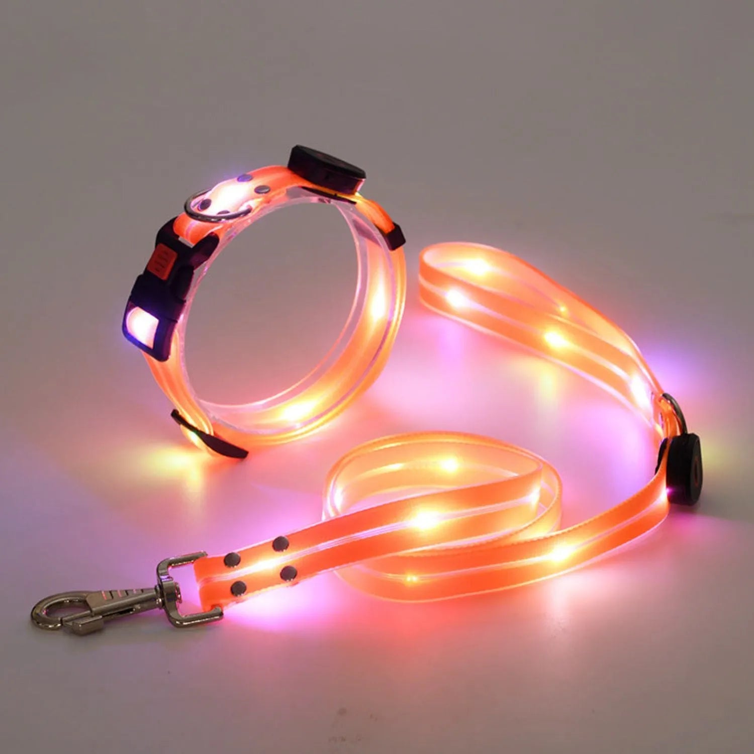 LED Hondenband | Verlichte riem voor zichtbaarheid en veiligheid in het donker