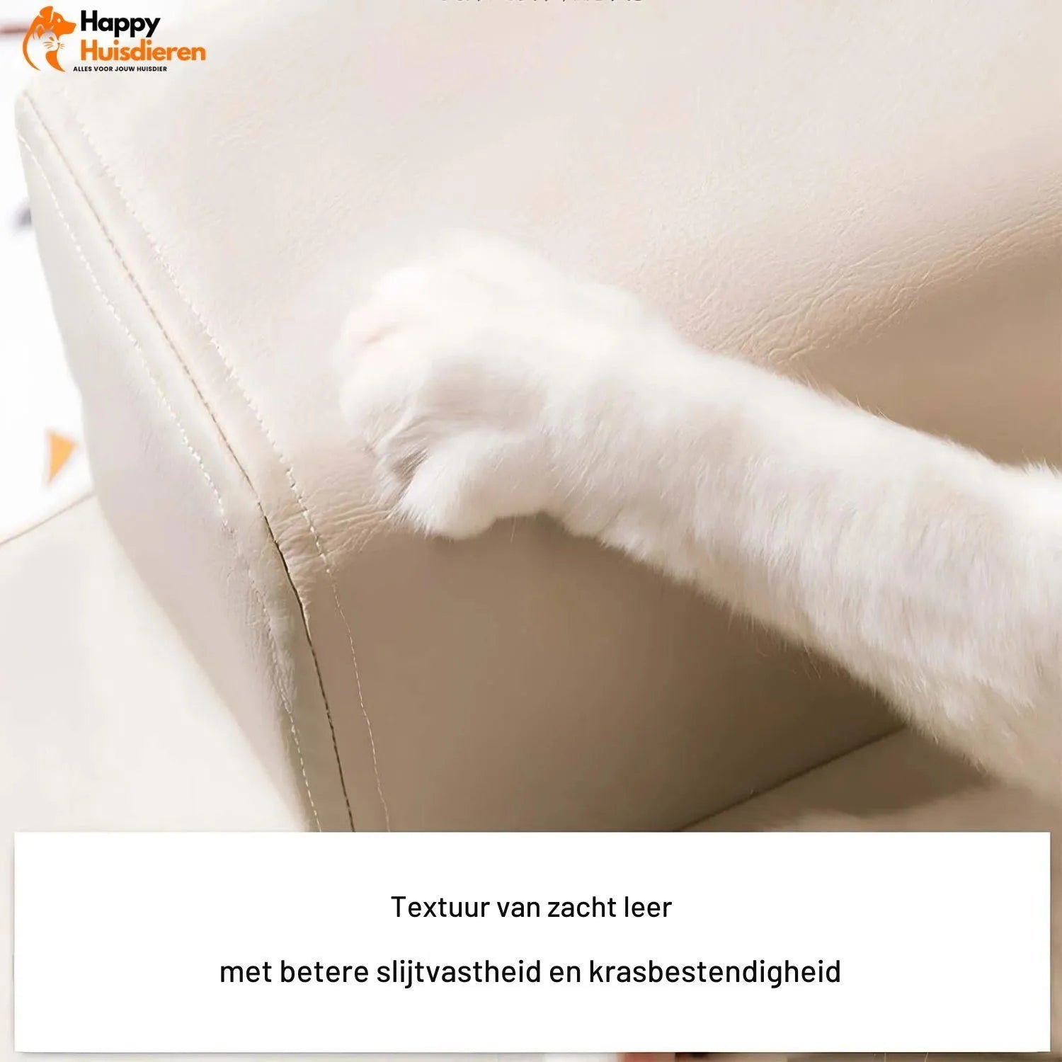 Leren ligstoel voor huisdieren | Stijlvolle nekbeschermingsbank voor honden en katten