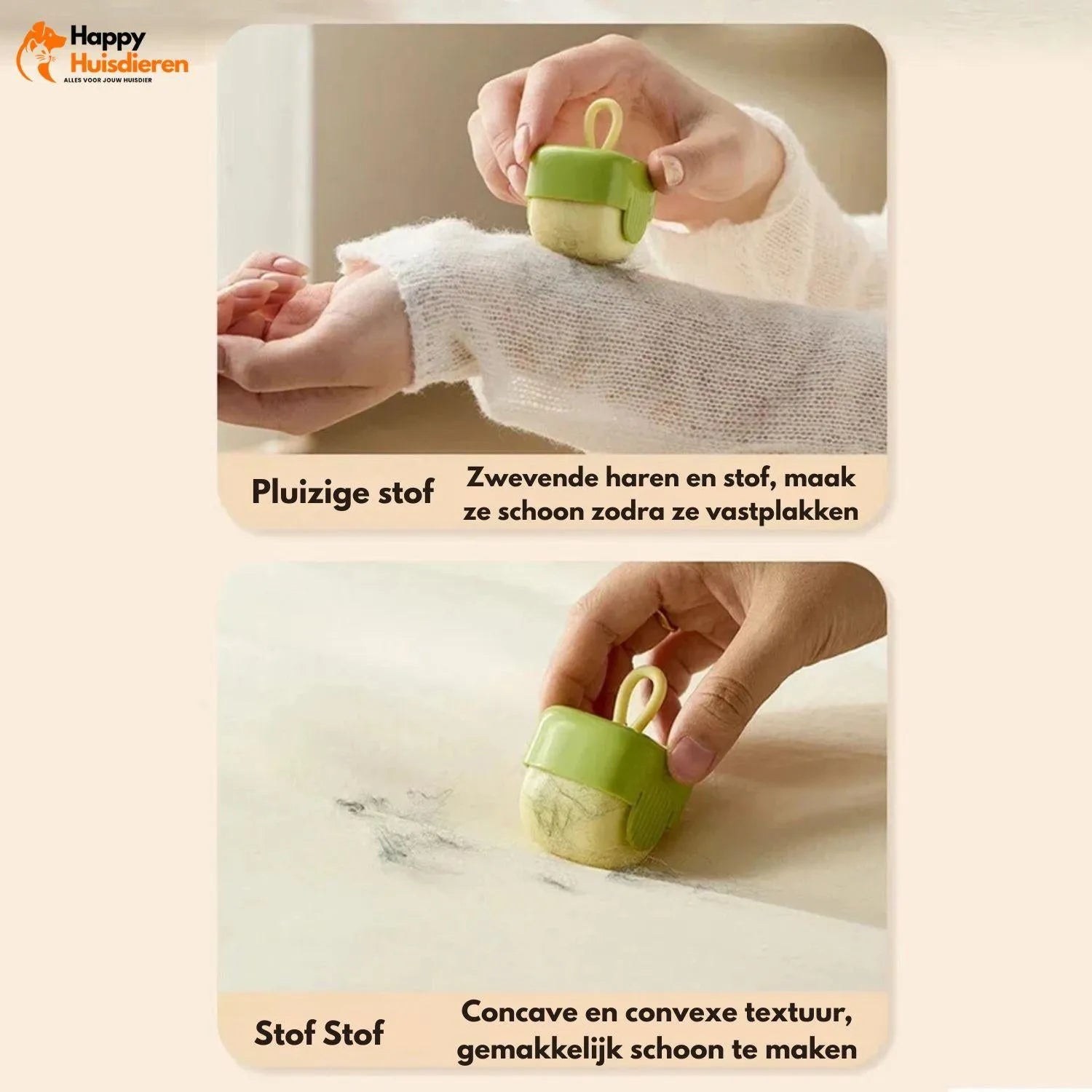 LintBuddy | Herbruikbare Pluizenroller voor Kleding, Meubels & Huisdierenhaar